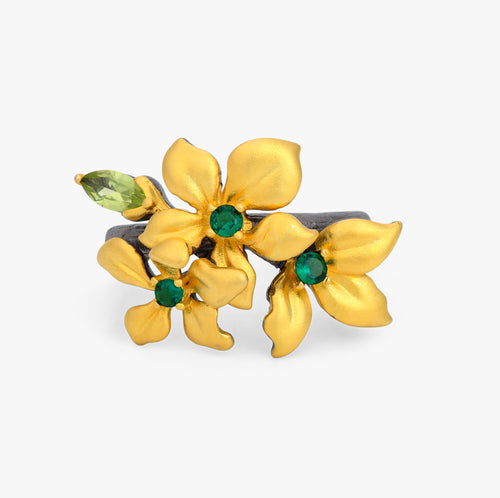 Load image 1 in gallery view. The Venetian Sunflower Bloom Ring