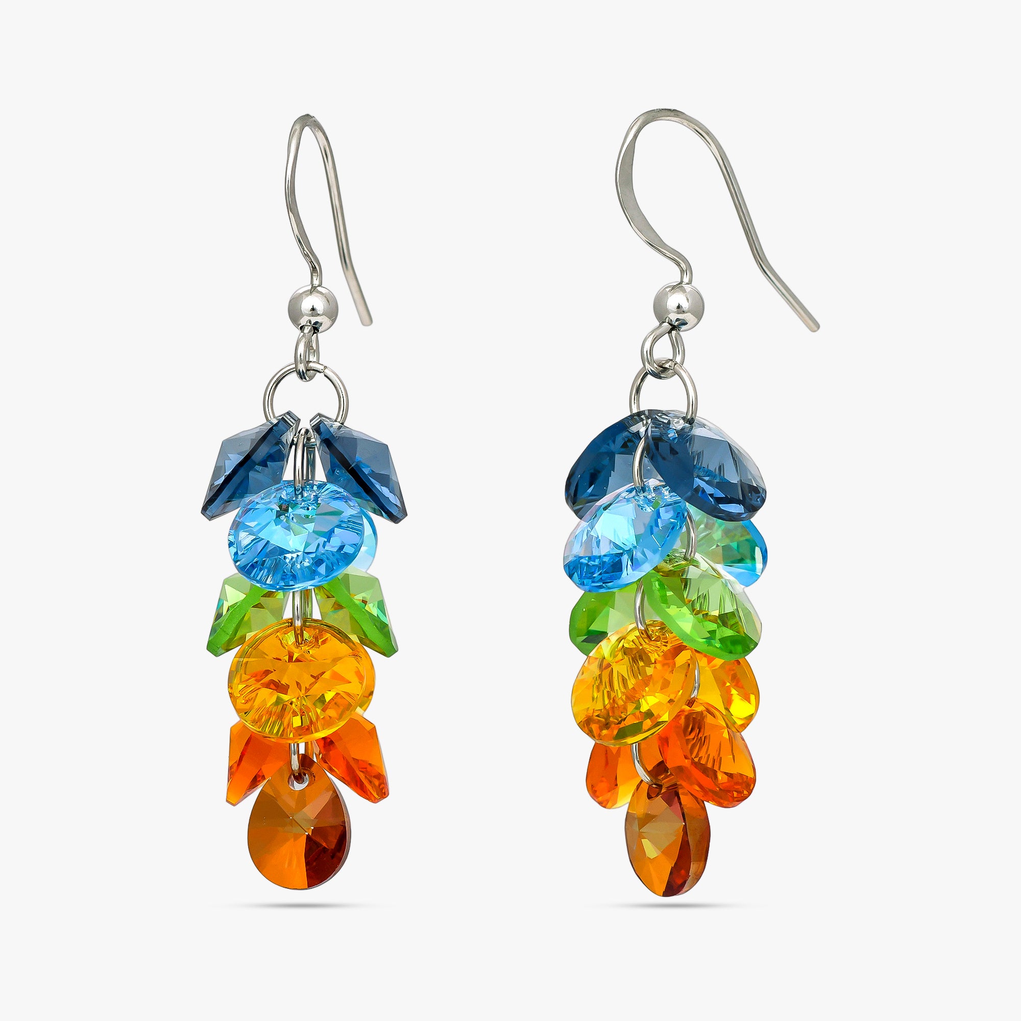 Aurora Multicolour Crystal Earrings
