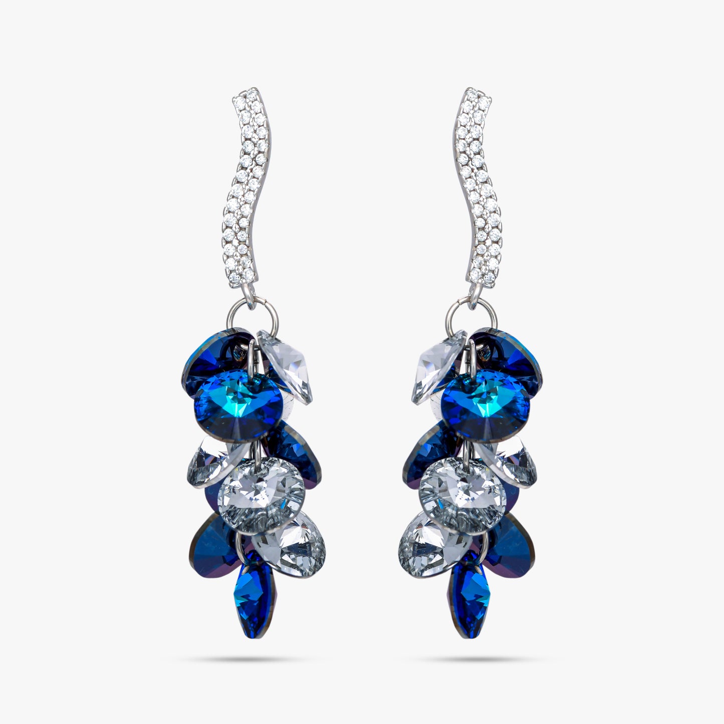 Ocean Luxe Cascade Silver Earrings