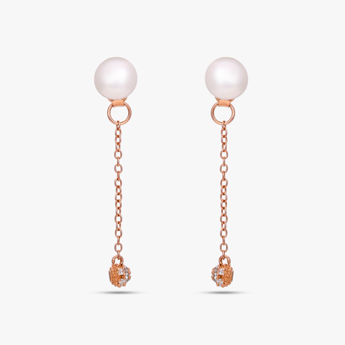 Ethereal Pearl Link Earrings