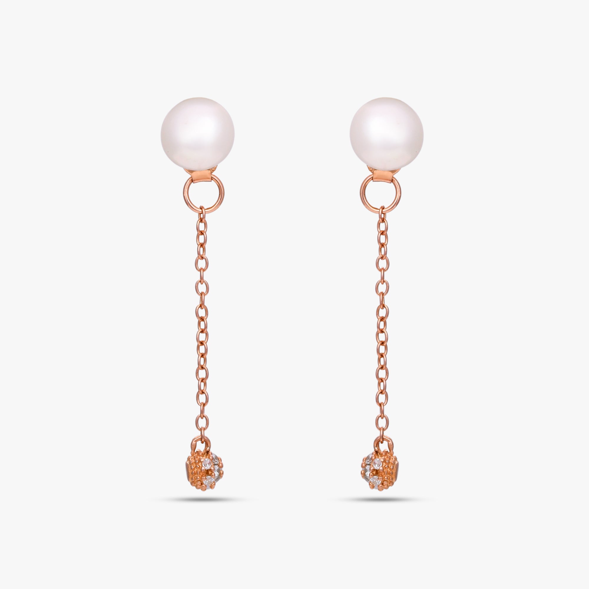 Ethereal Pearl Link Earrings