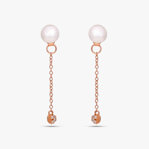 Load image 1 in gallery view. Ethereal Pearl Link Earrings