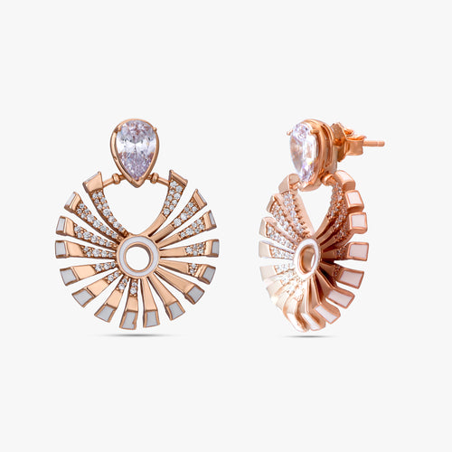 Load image 1 in gallery view. Regal Triple-Tier Earrings