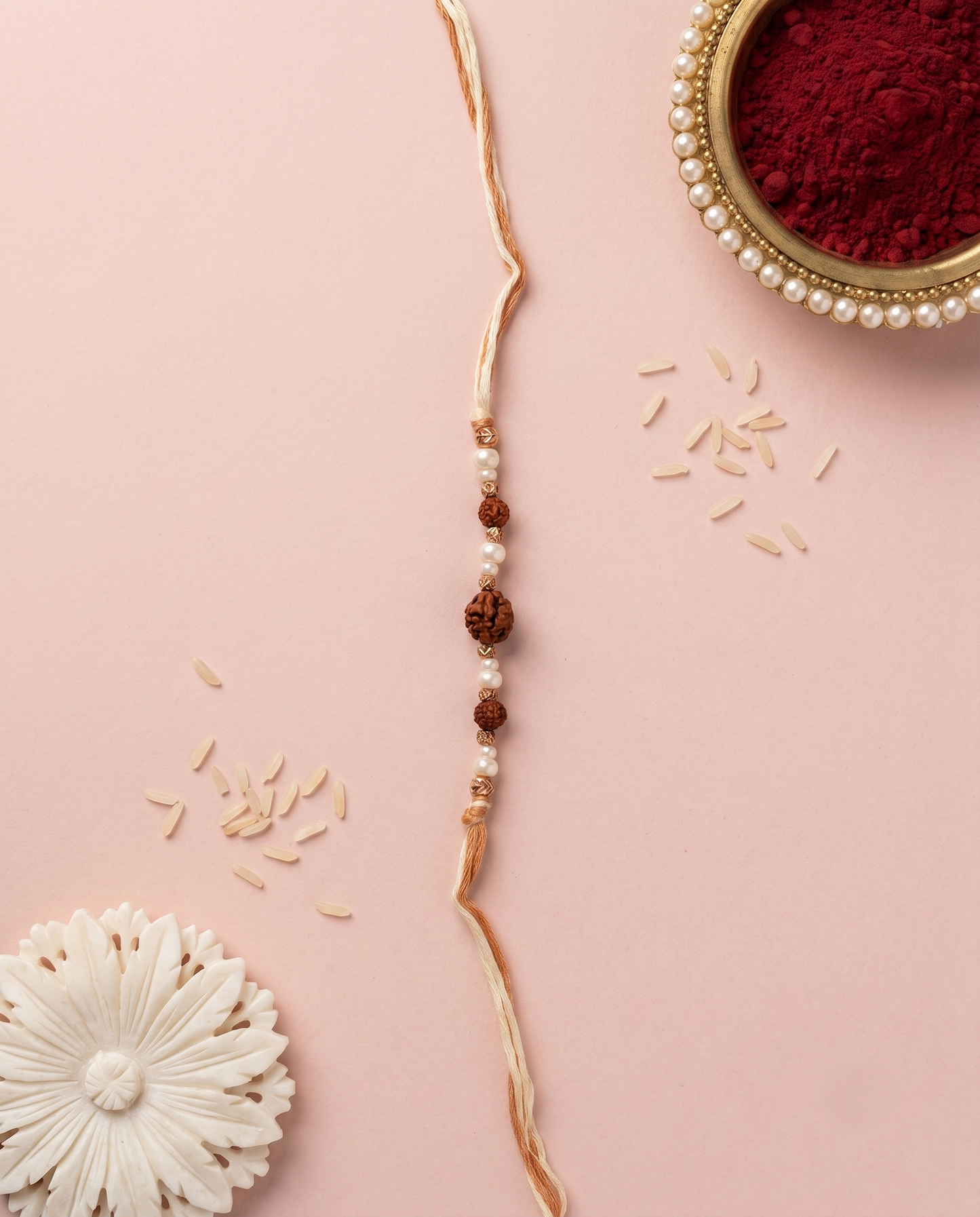 THE MINIMALIST RUDRAKSHA RAKHI