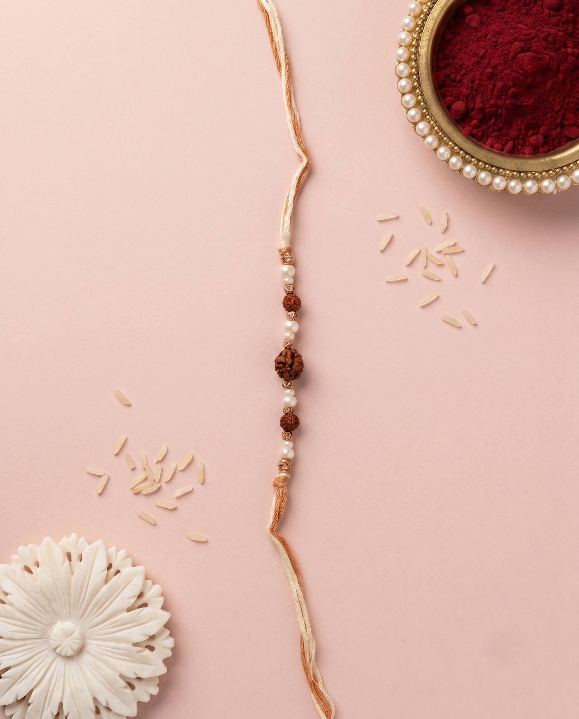 THE MINIMALIST RUDRAKSHA RAKHI
