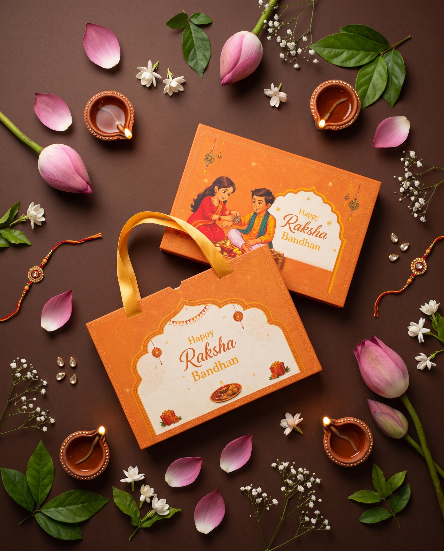 3G PURE SILVER COIN RAKHI HAMPER