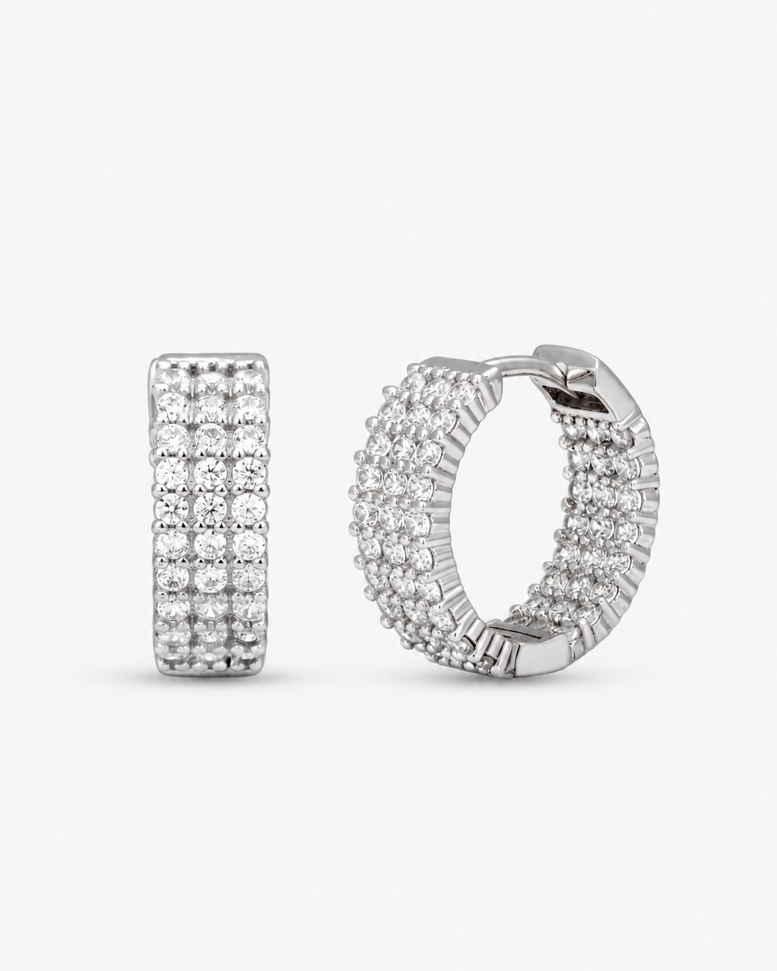 Sparkling Triple-Row Huggies