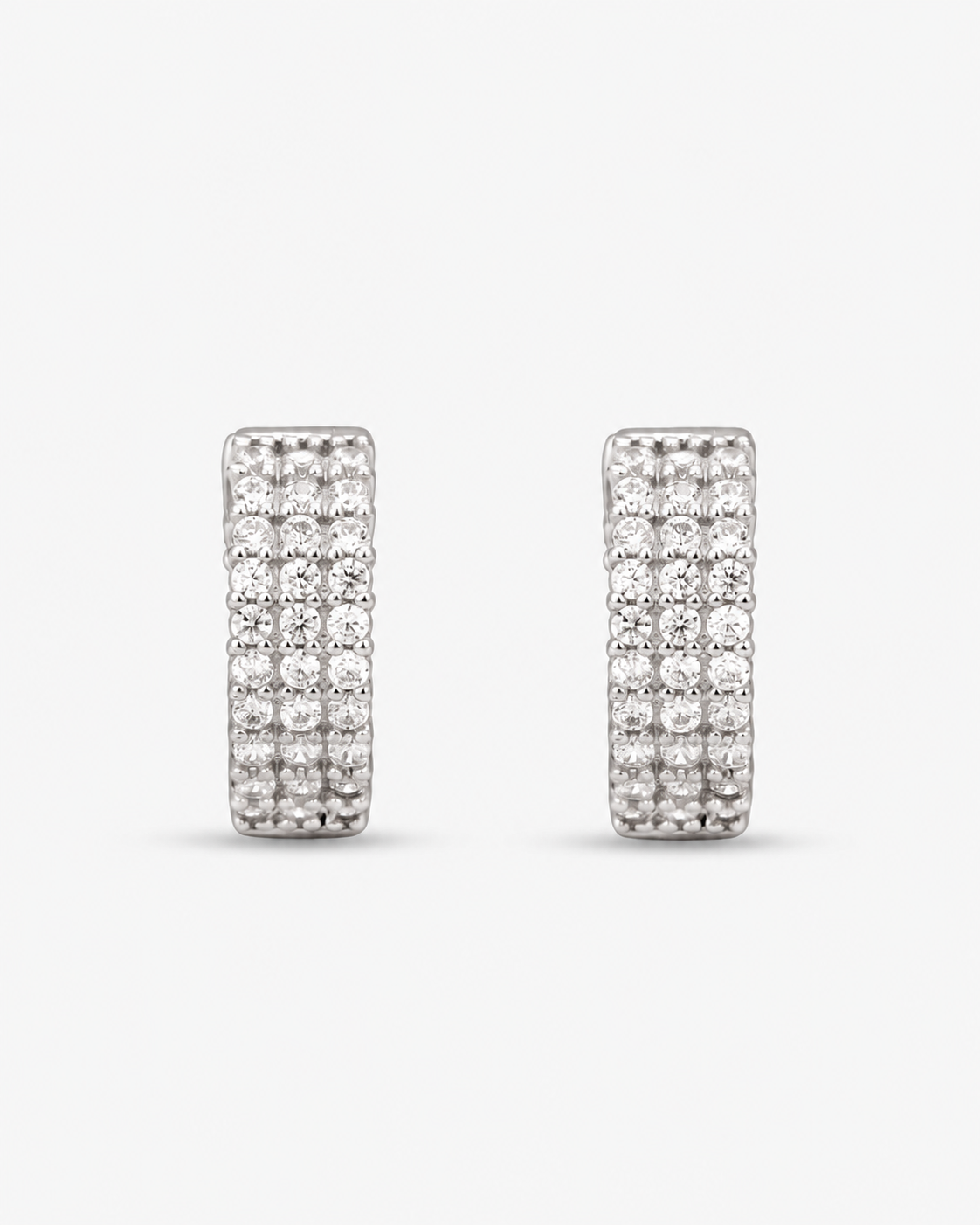 Sparkling Triple-Row Huggies