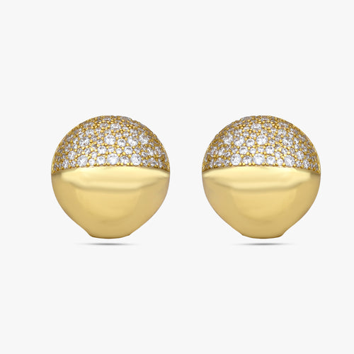 Load image 1 in gallery view. Eclipse Gold Studs