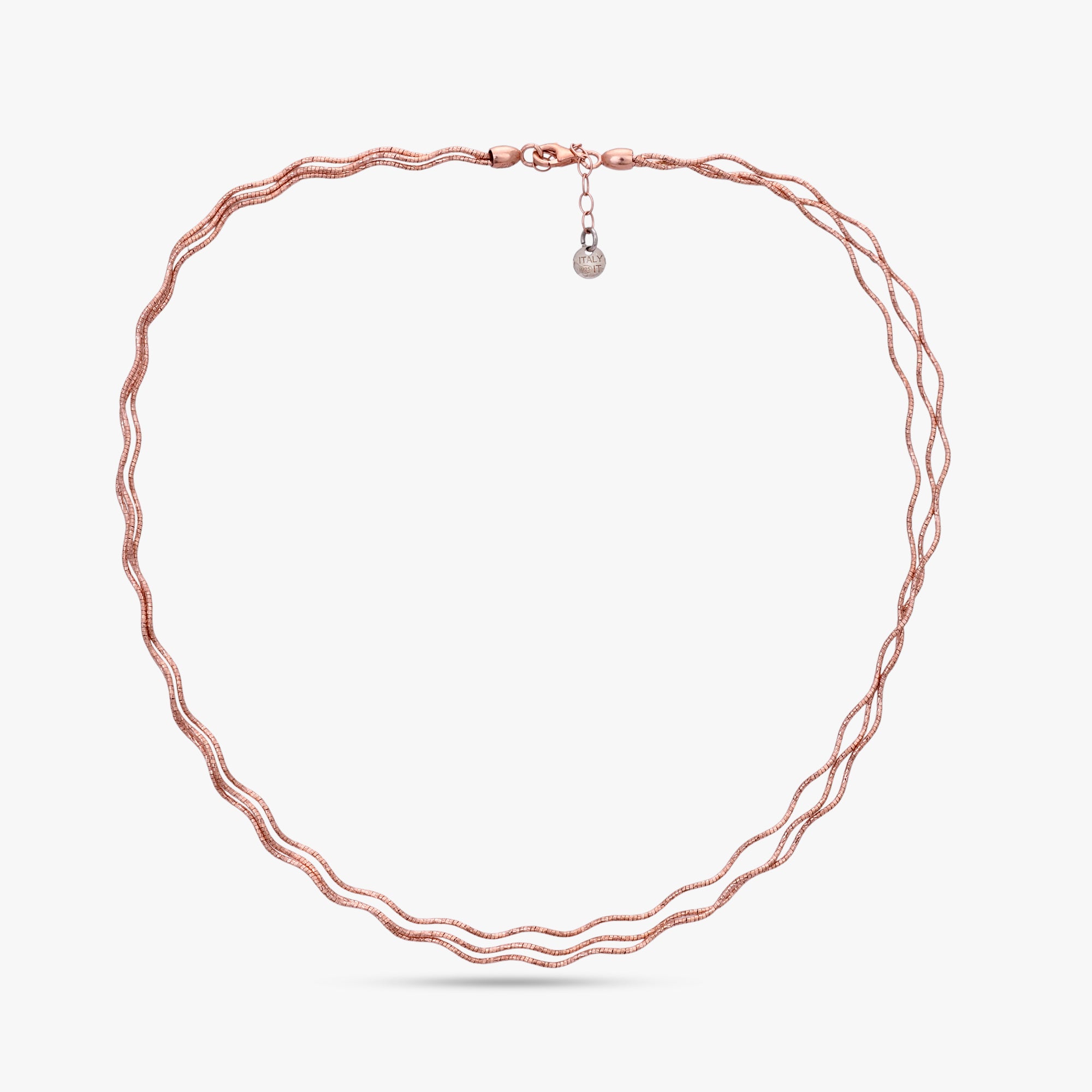 Rose Gold Wavy Hasli