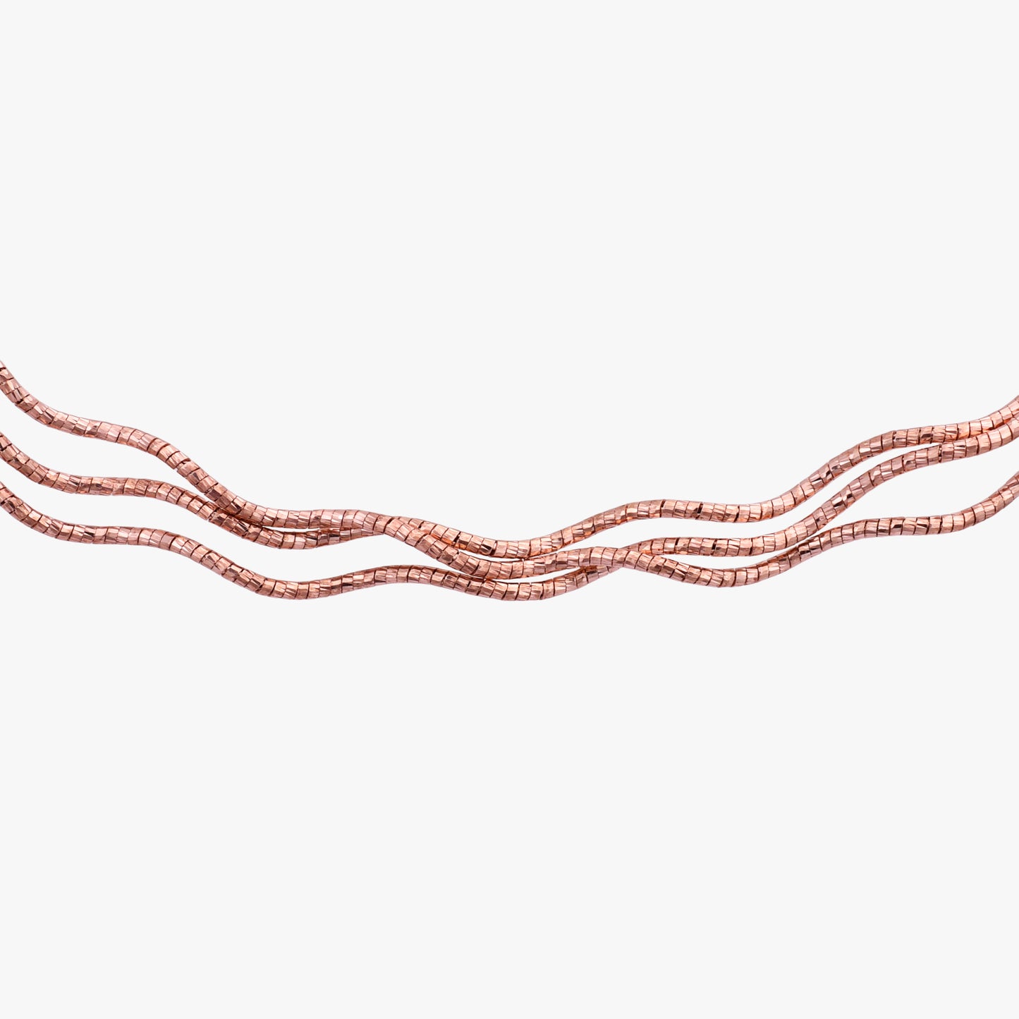 Rose Gold Wavy Hasli