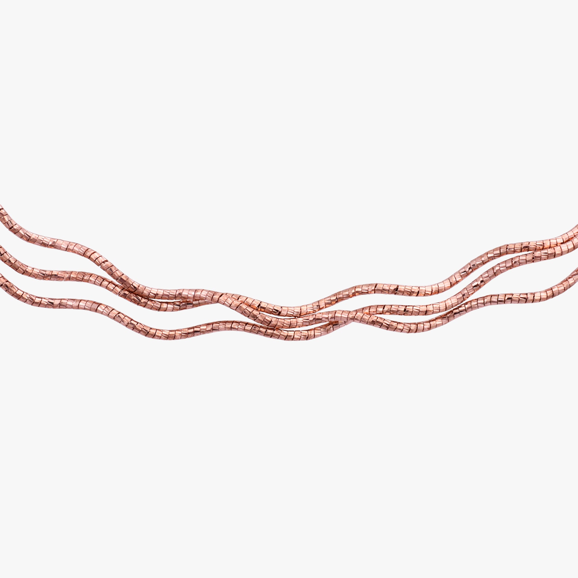 Rose Gold Wavy Hasli