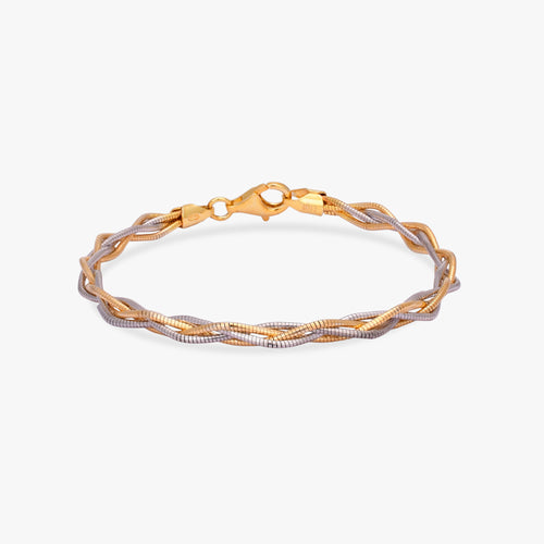 Load image 1 in gallery view. Elegant Tricolor Braided Bracelet