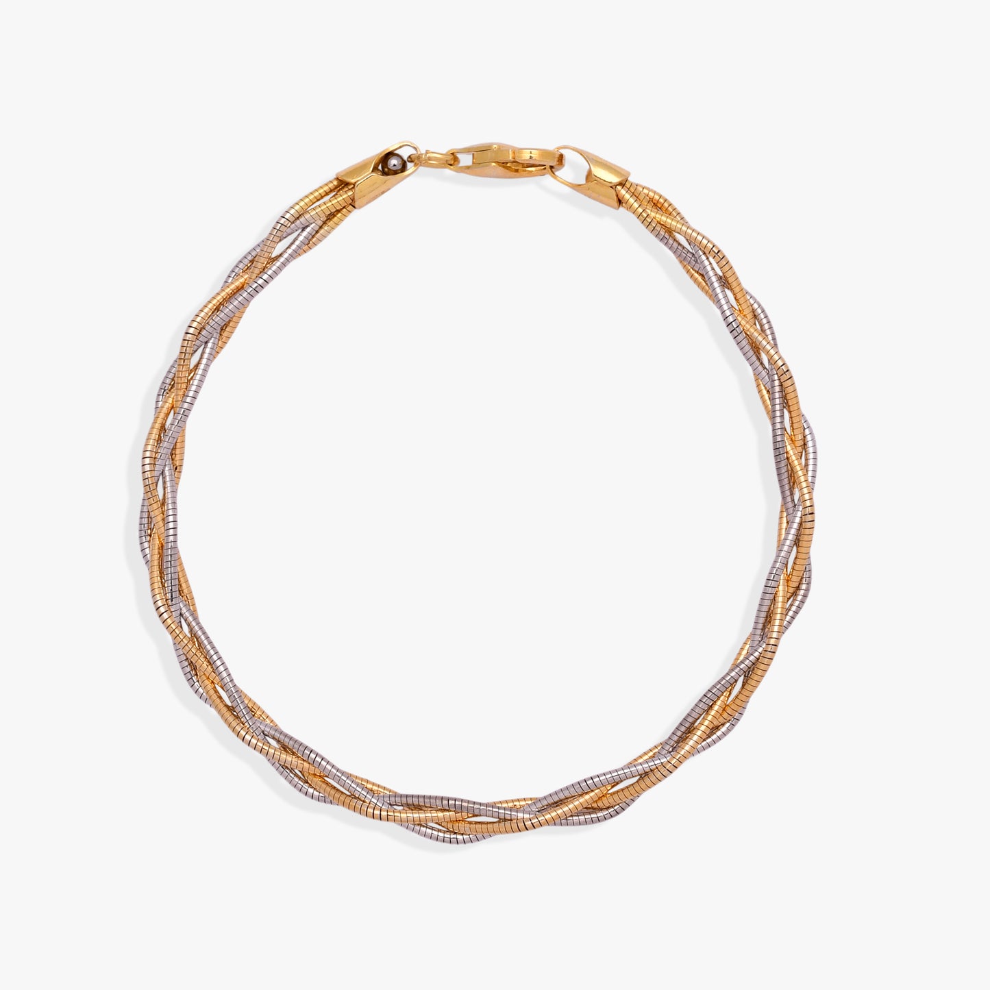 Elegant Tricolor Braided Bracelet