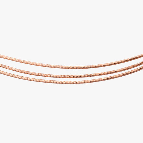 Load image 1 in gallery view. Italian Rose Gold Hasli