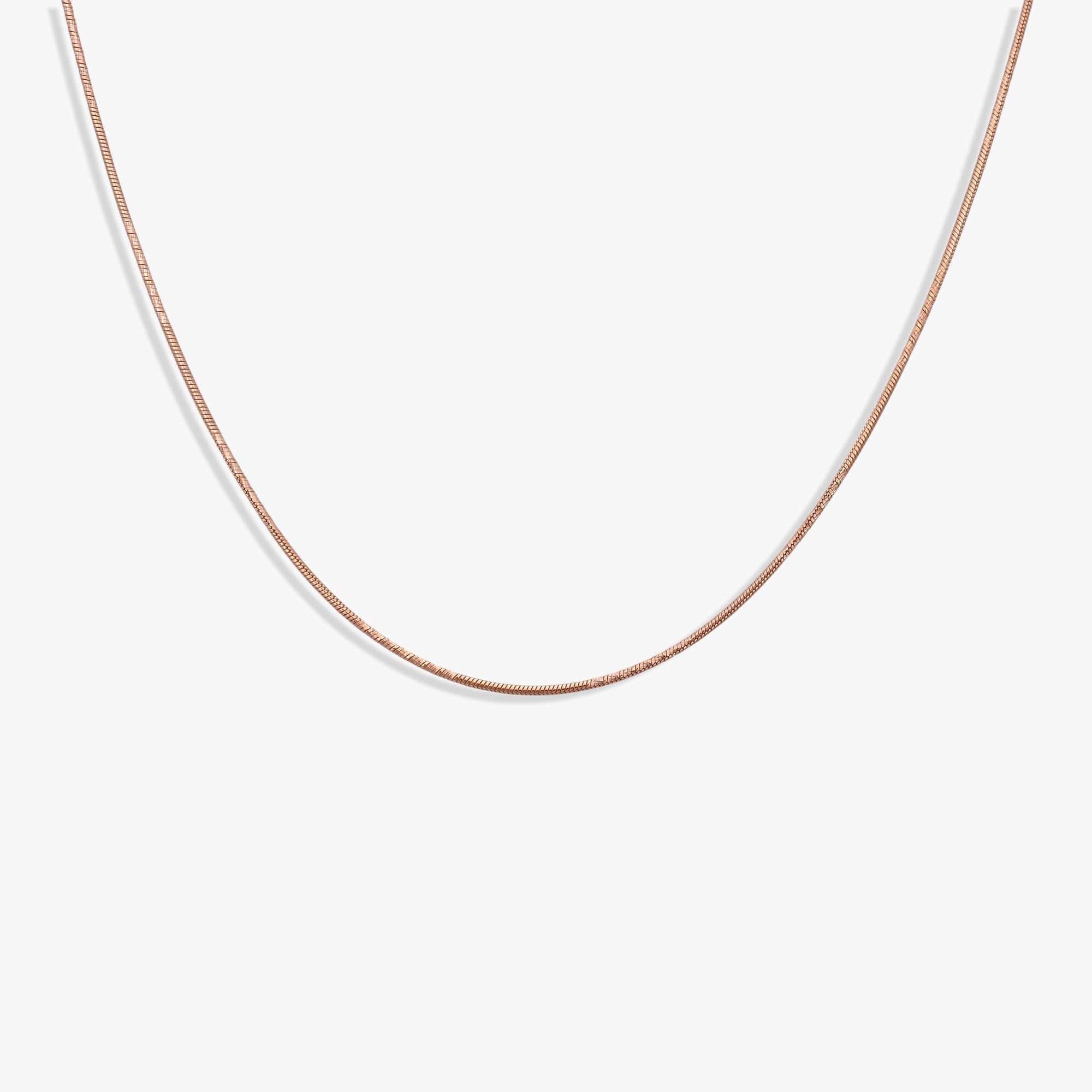 Italian Rose Gold Box Chain