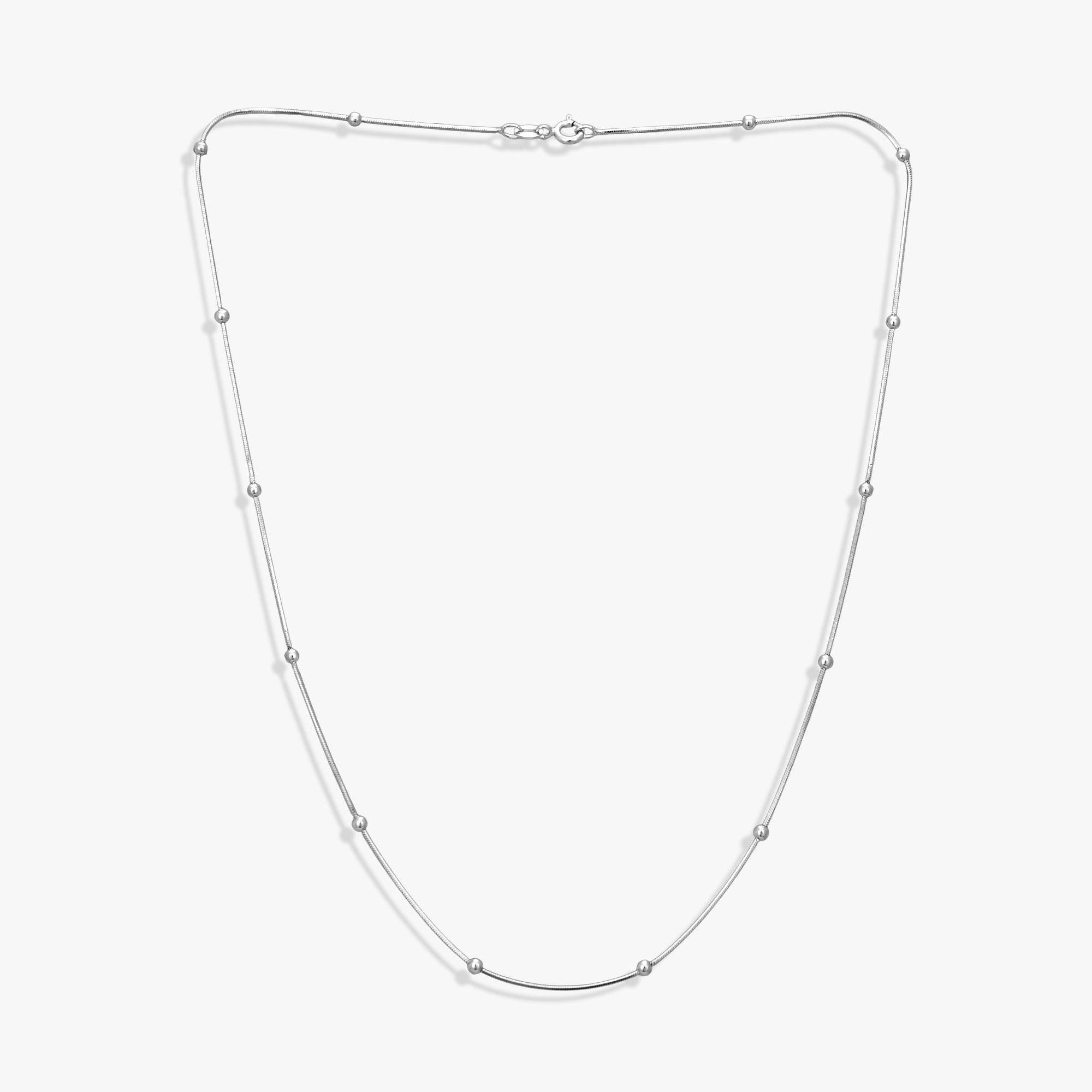 Sterling Silver Bead Chain