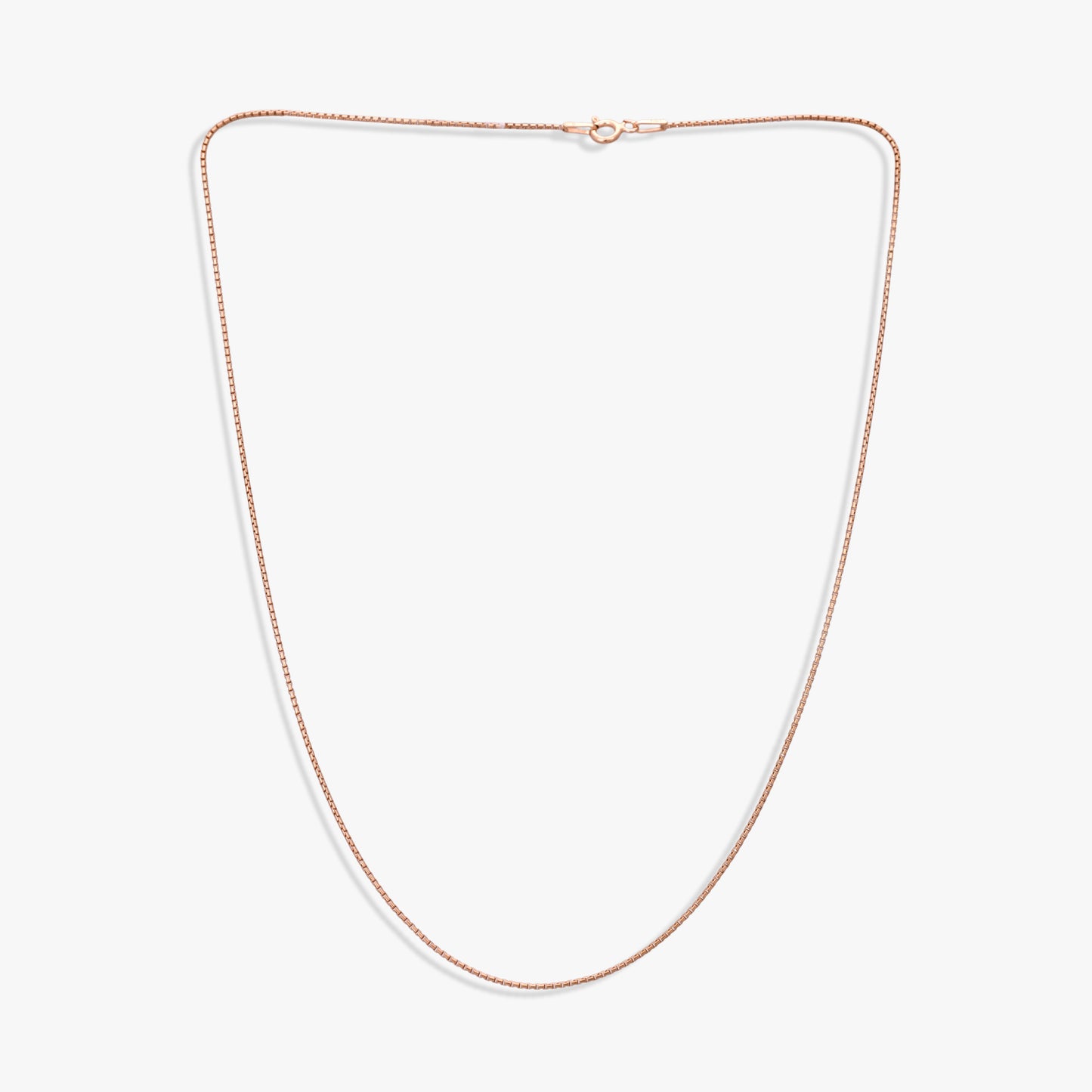 Rose Gold Box Chain