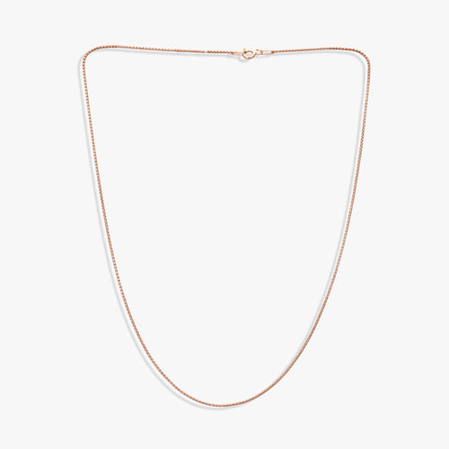 Load image 1 in gallery view. Rose Gold Box Chain