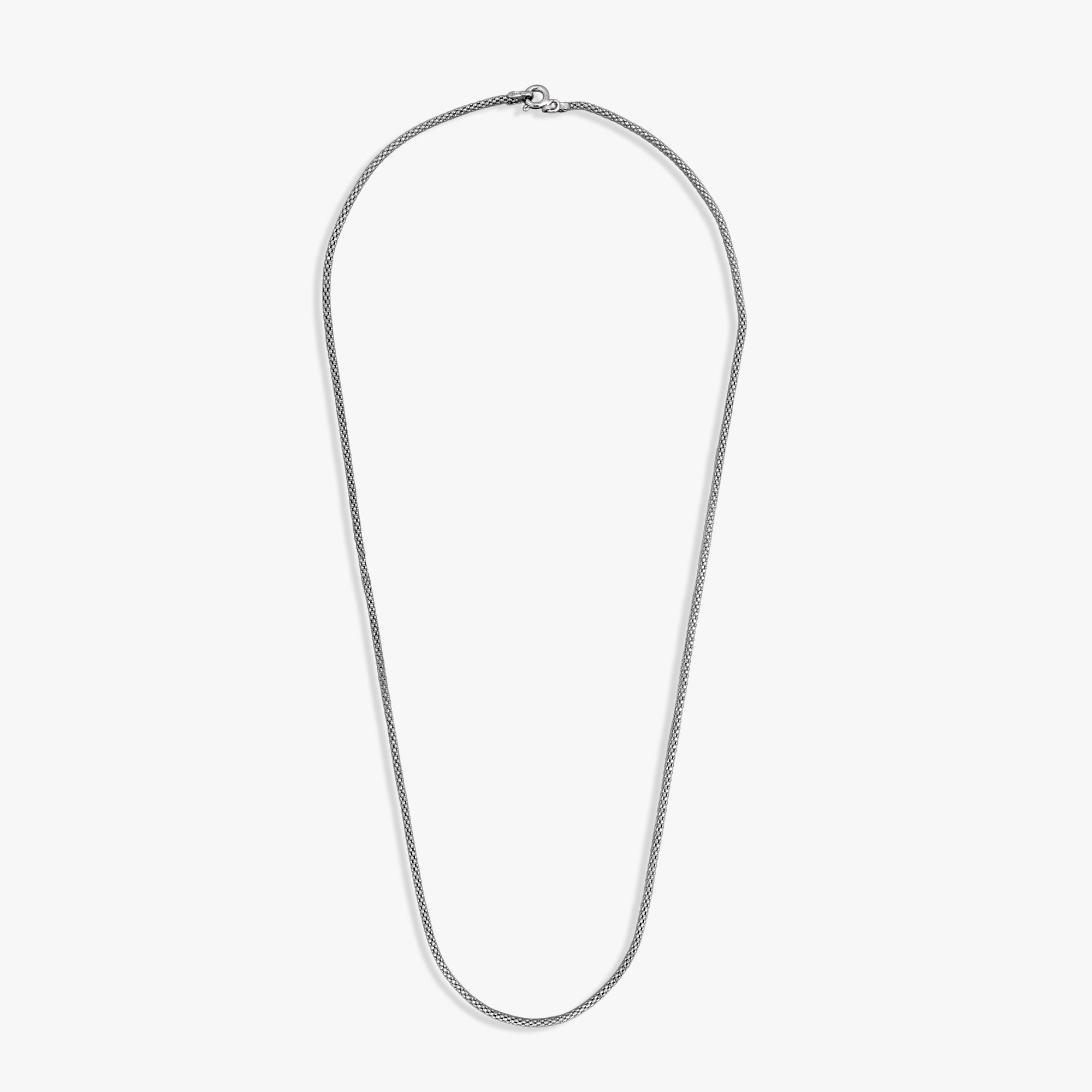 Textured Italian Silver Chain