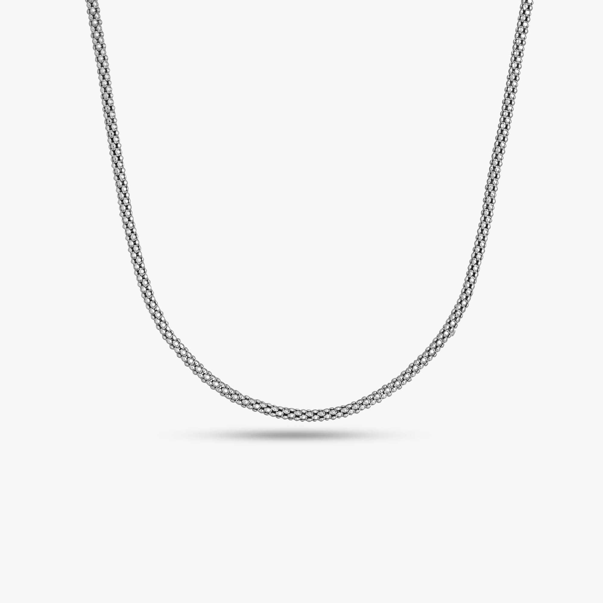 Textured Italian Silver Chain