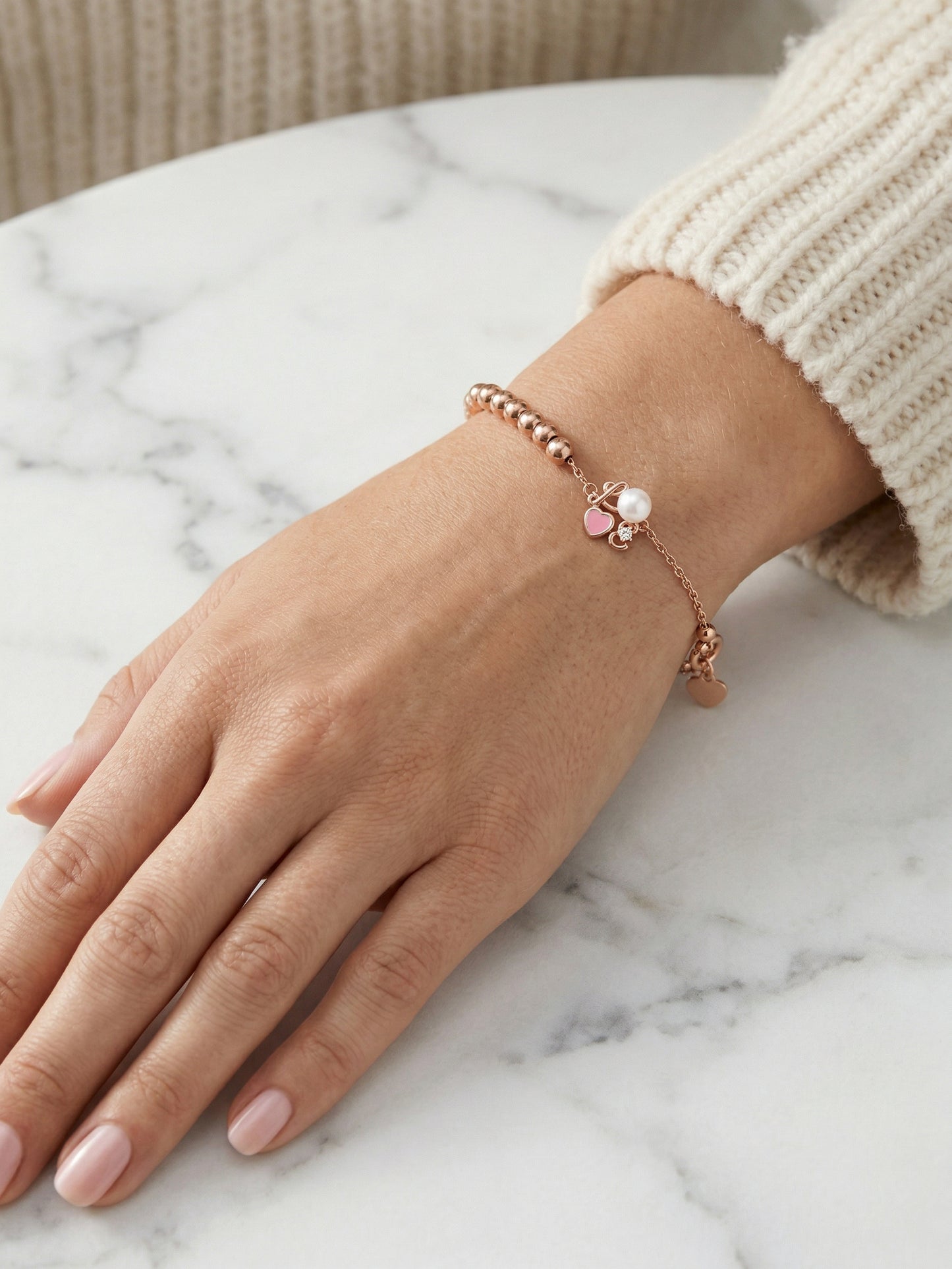 Beaded Charm Bracelet