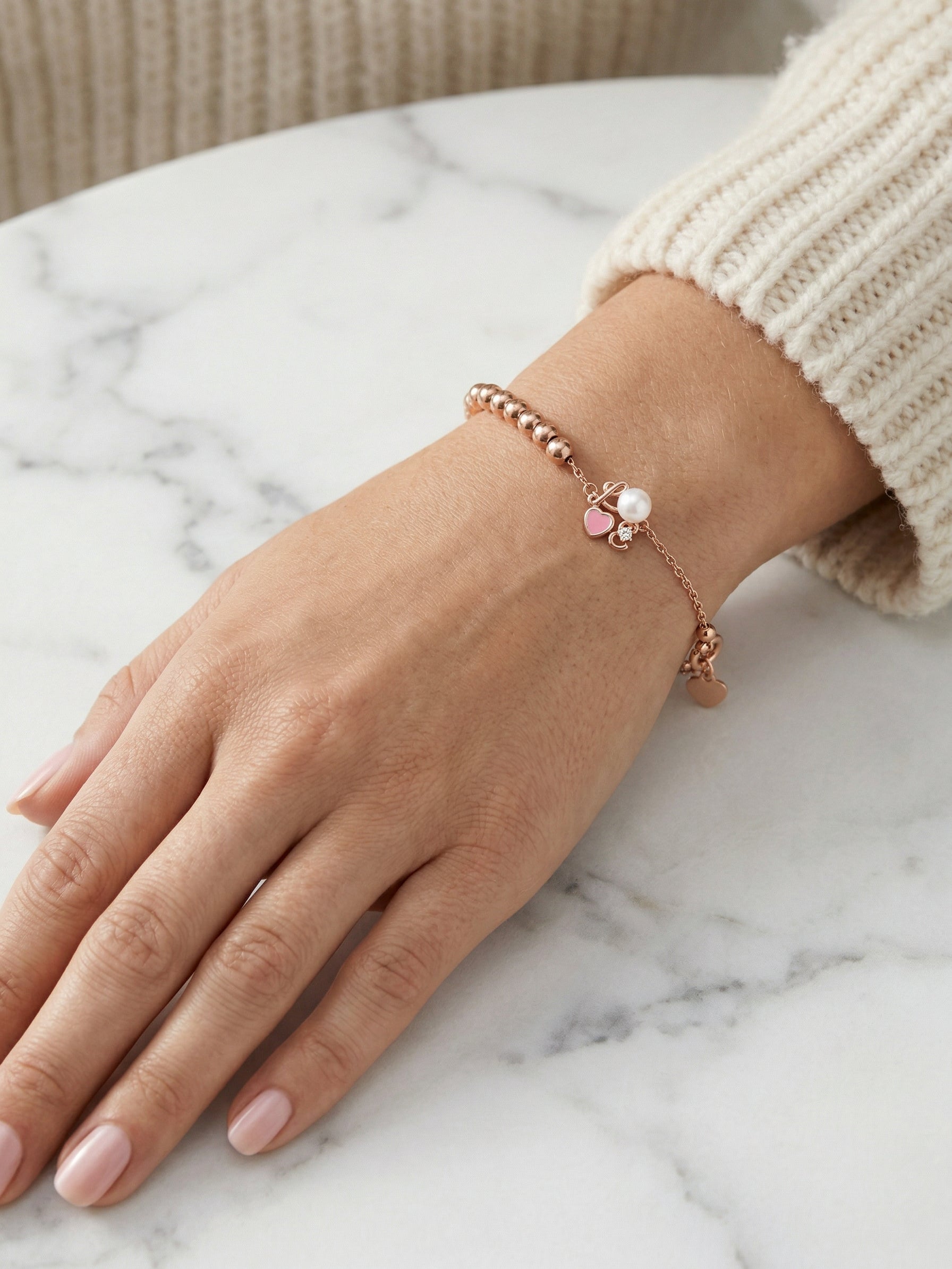 Beaded Charm Bracelet