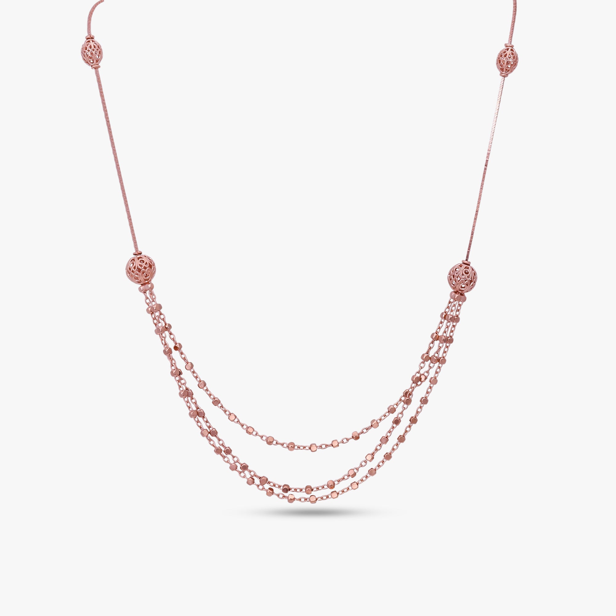 Regal Filigree Drape Necklace