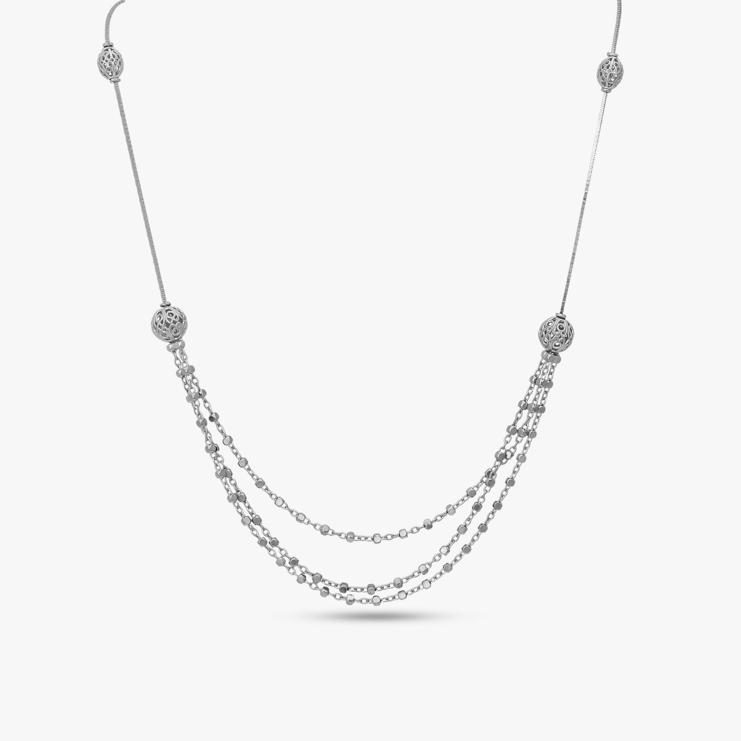 Regal Filigree Drape Necklace