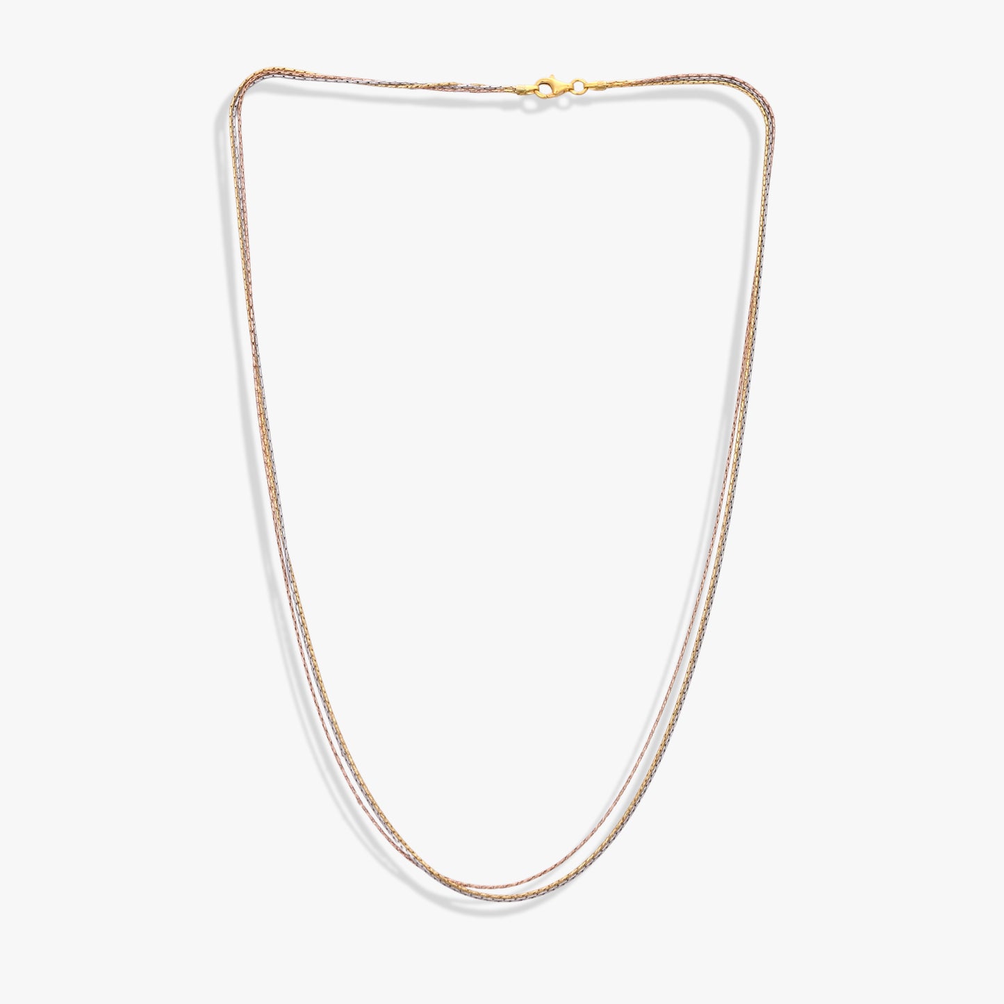 Italian Tri-Color Tiered Chain