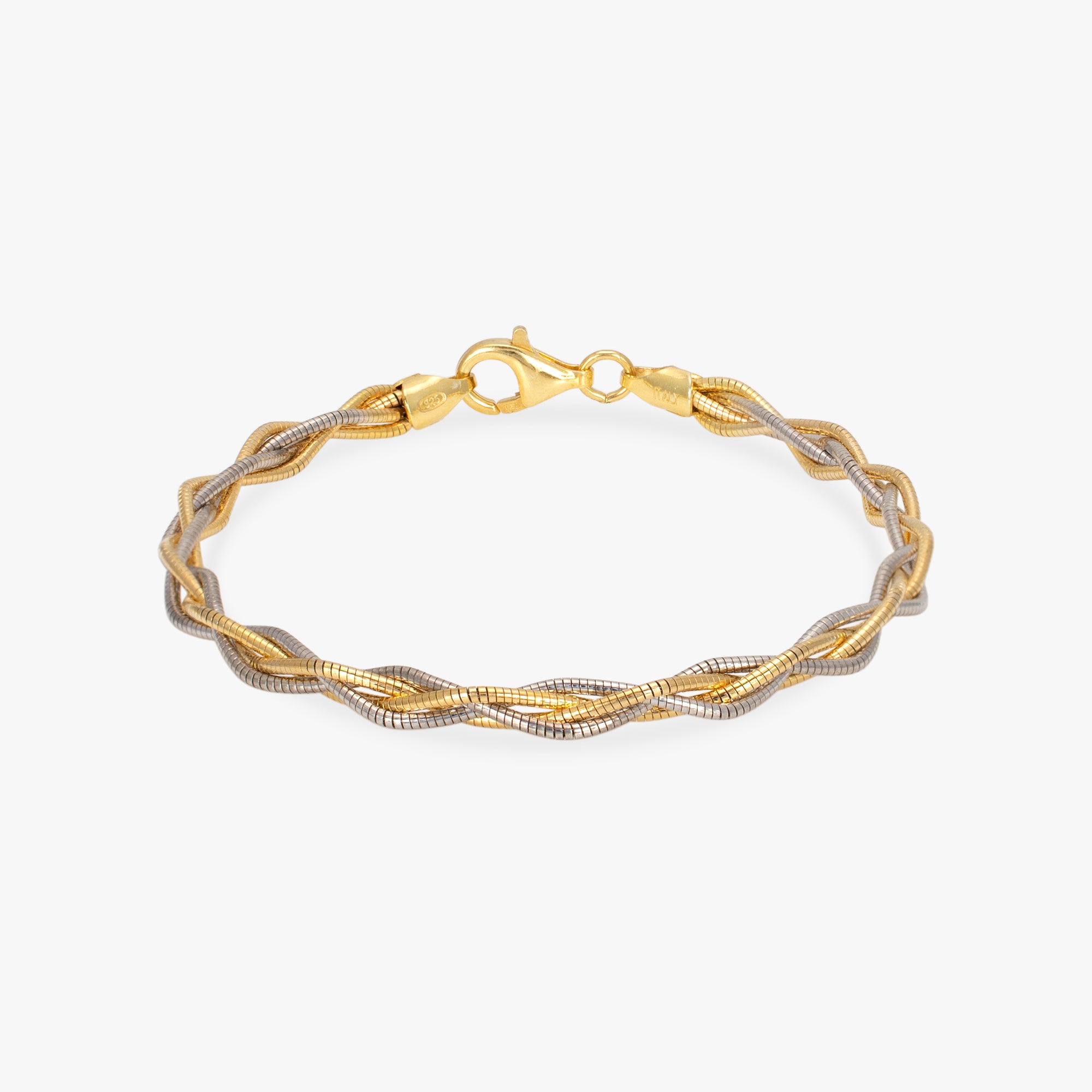 Elegant Mixed-Metal Bracelet