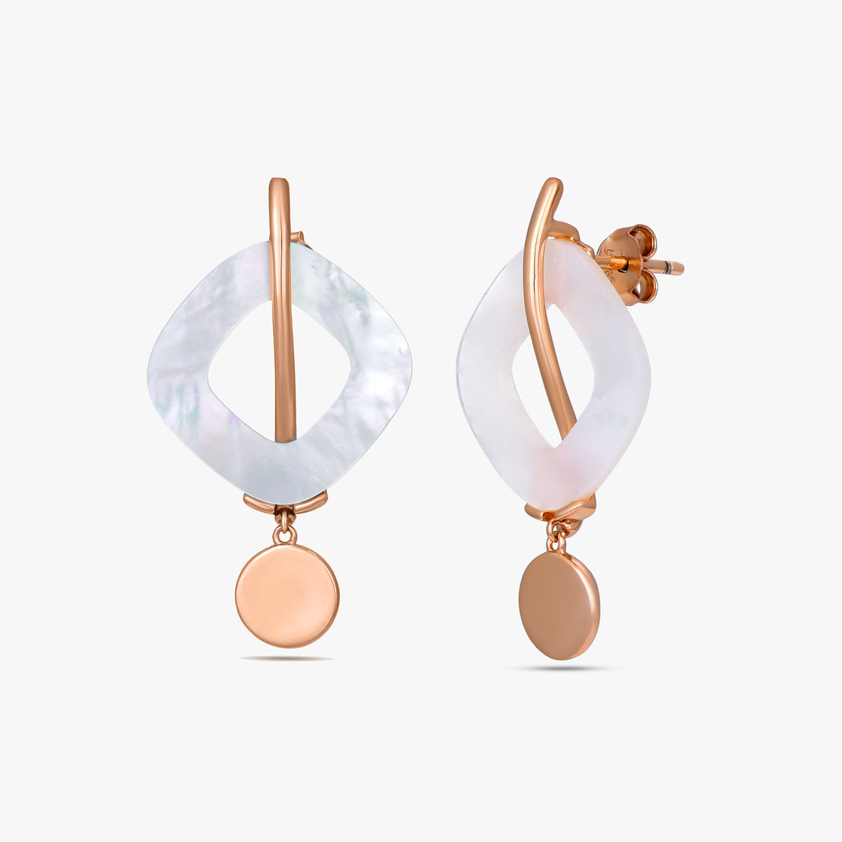 Lumina Geometric Drop Earrings