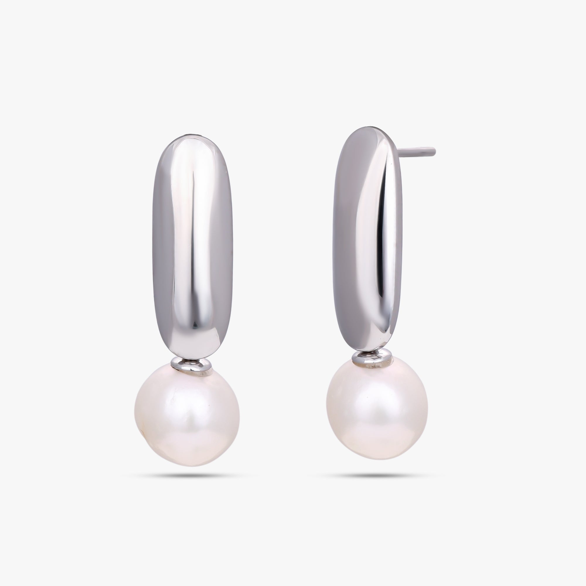 Signature Sterling  Pearl Earrings