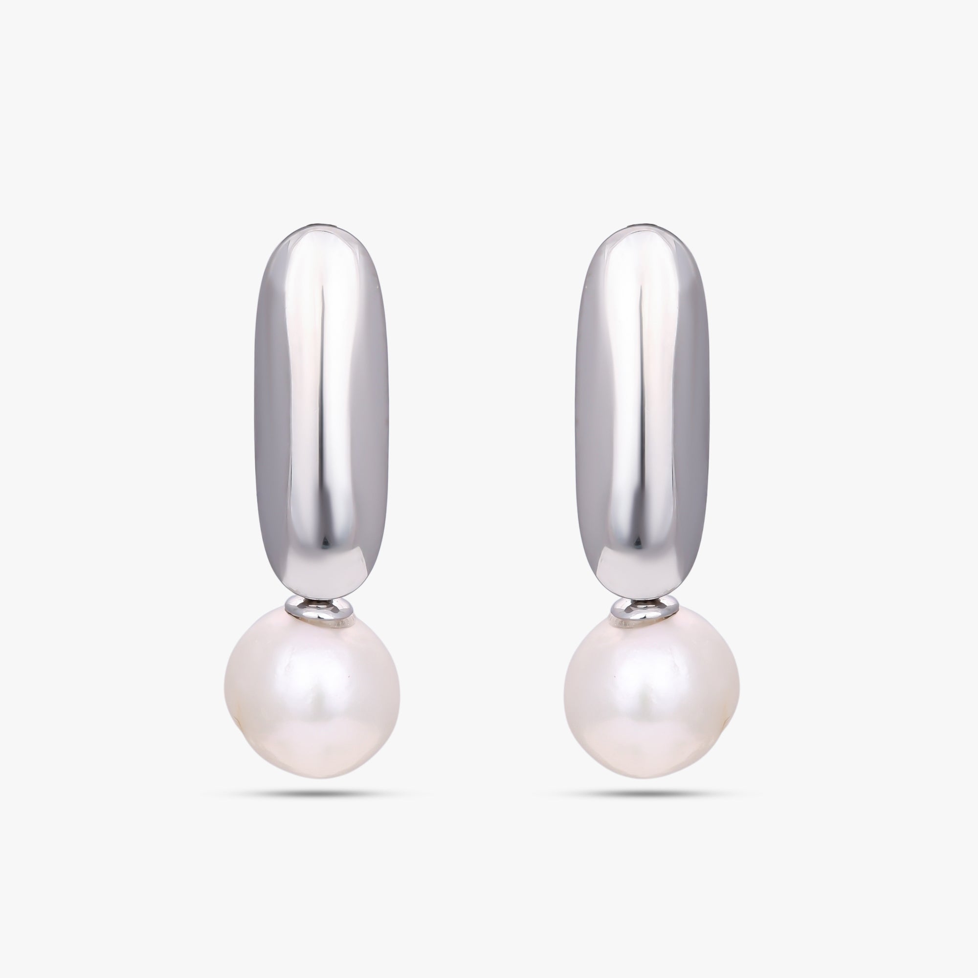 Signature Sterling  Pearl Earrings