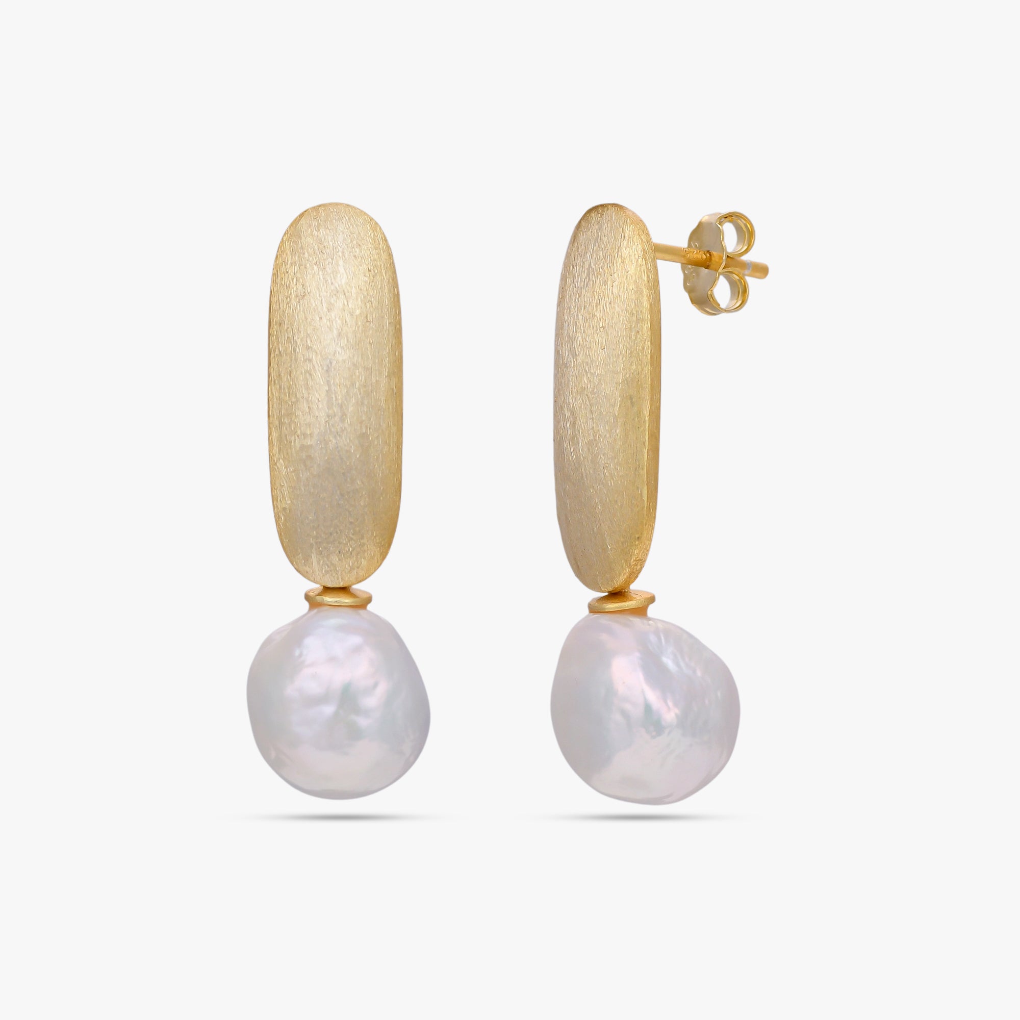 Luna Matte Hoop Earrings