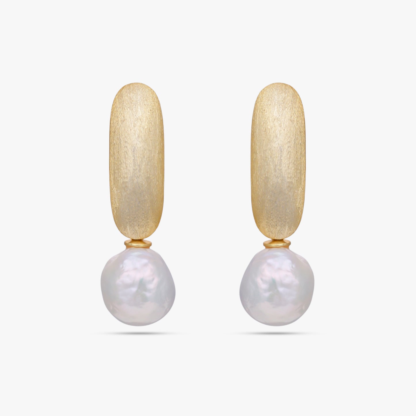Luna Matte Hoop Earrings