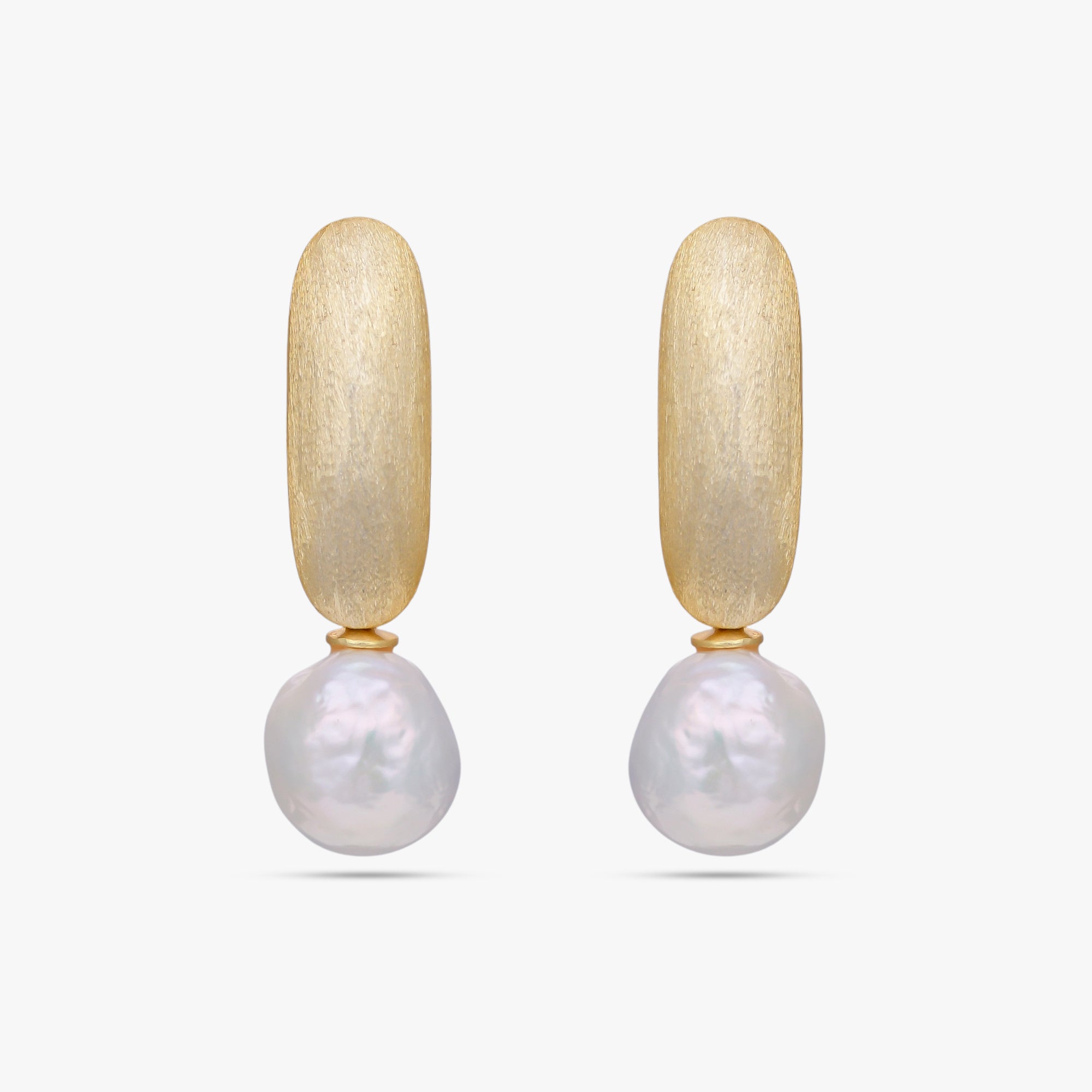 Luna Matte Hoop Earrings