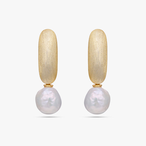 Load image 1 in gallery view. Luna Matte Hoop Earrings