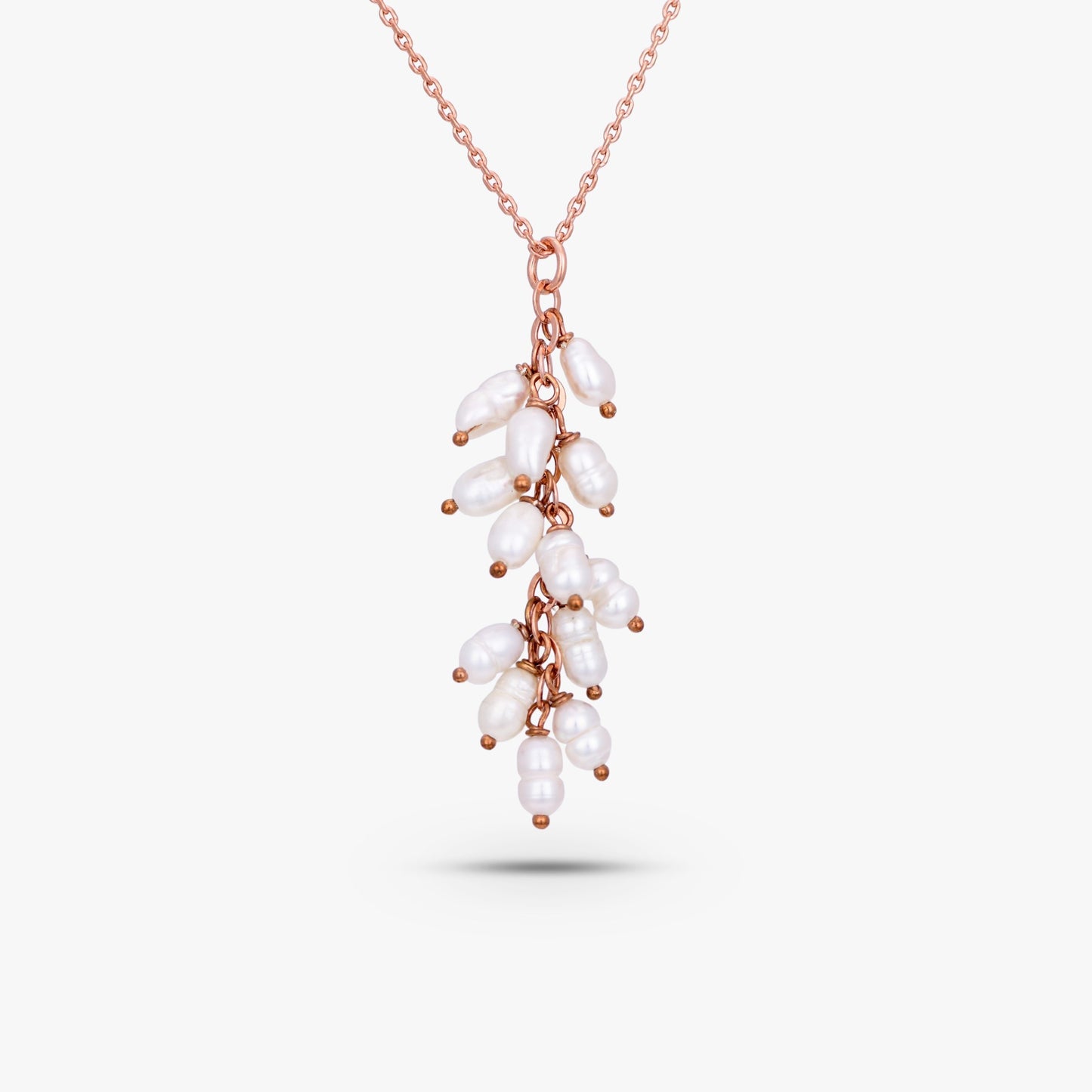 Radiant Pearl Waterfall Necklace