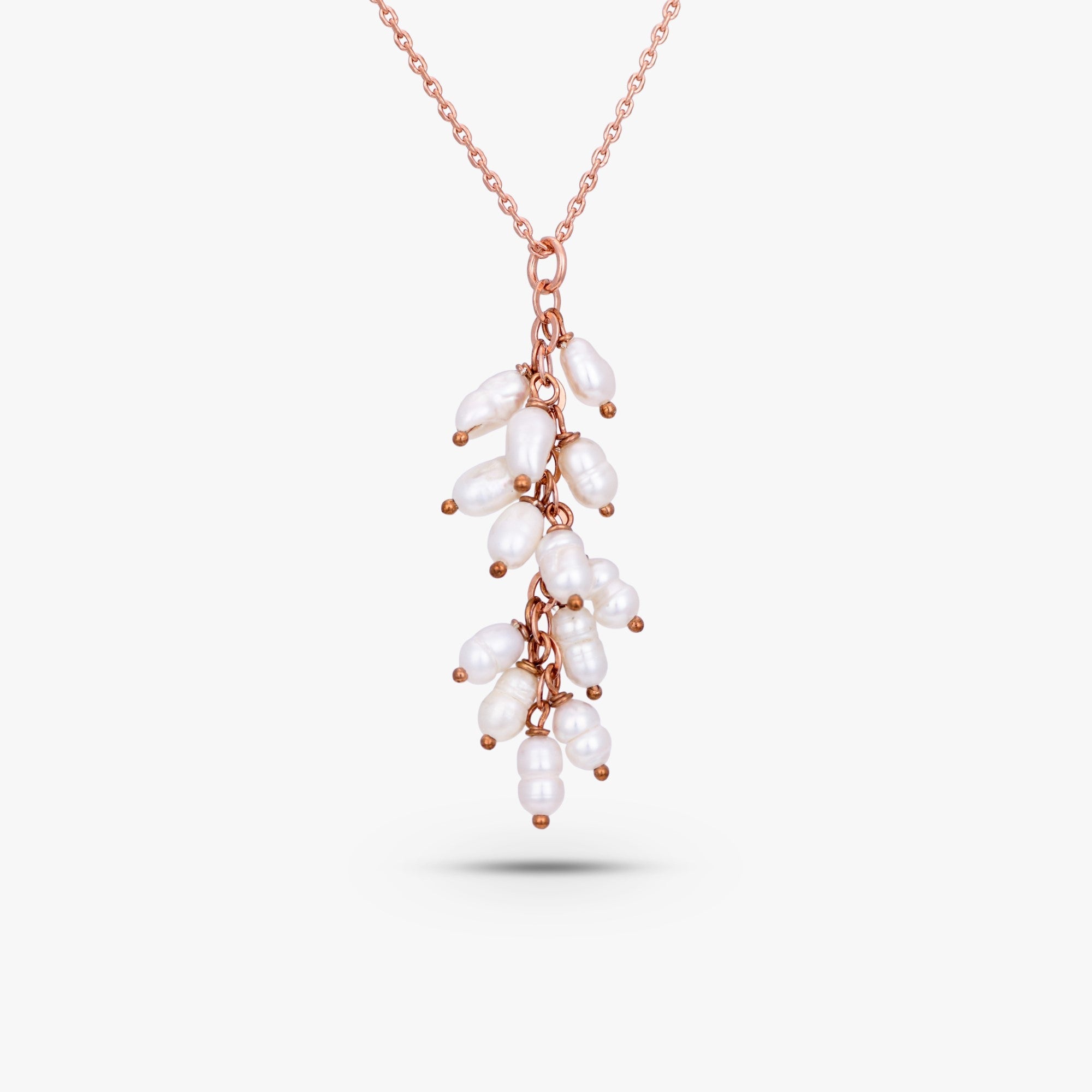 Radiant Pearl Waterfall Necklace