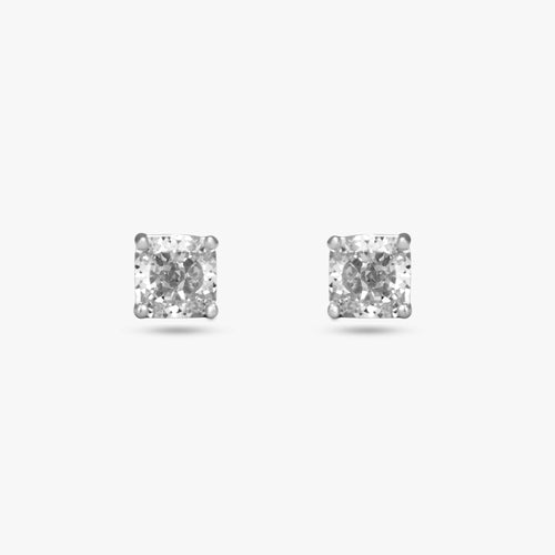 Load image 1 in gallery view. Sterling Square Studs