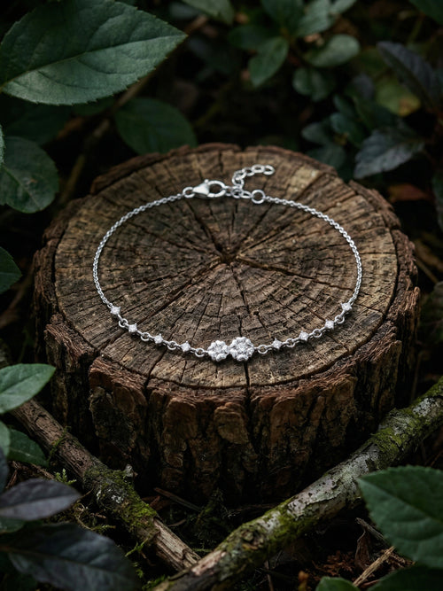 Load image 1 in gallery view. Twin Bloom Bracelet