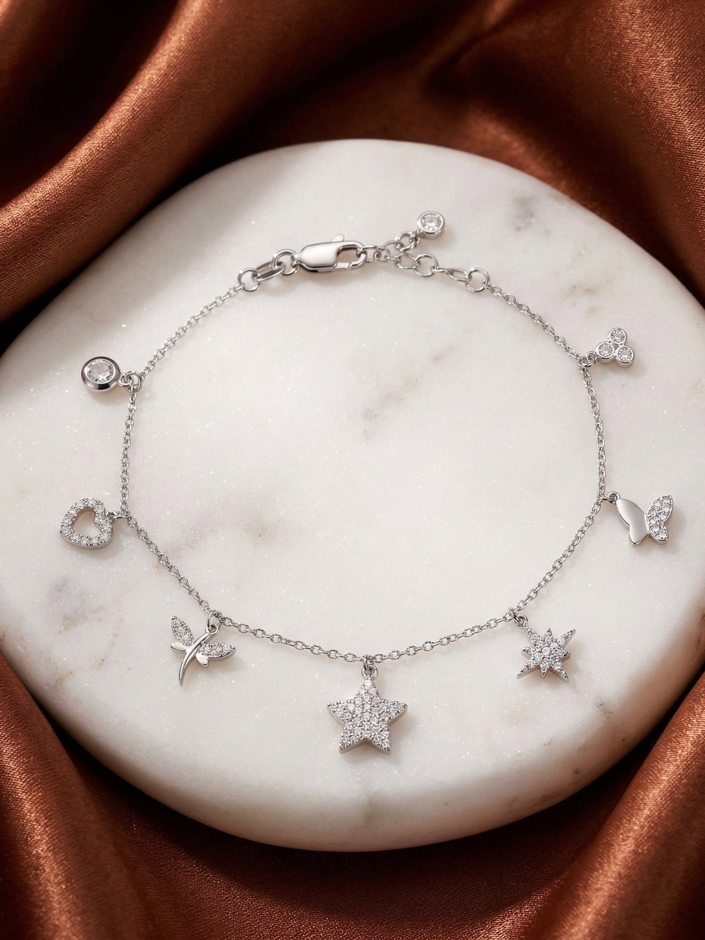 Celestial Wonders Charm Bracelet