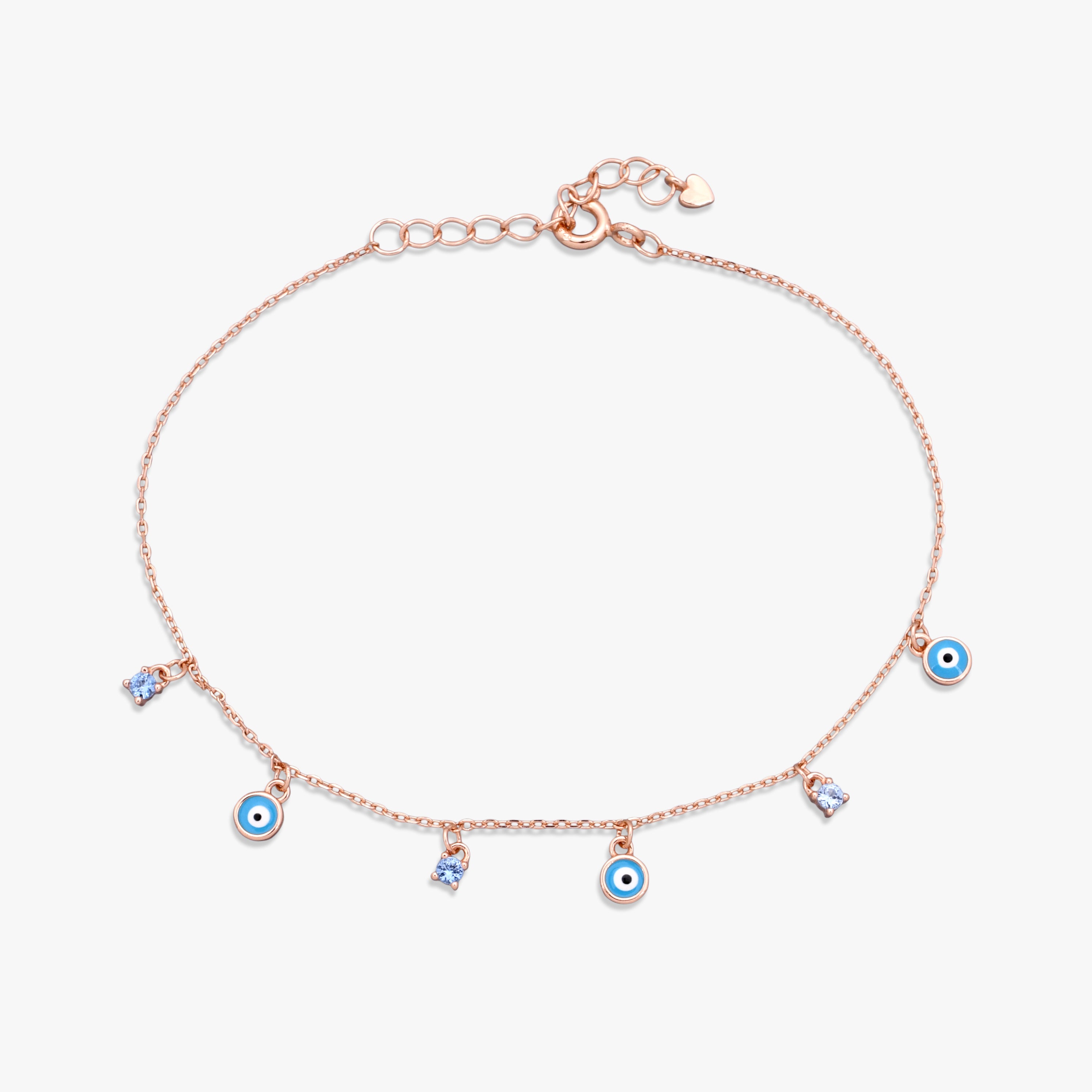 Silver Evil Eye Bracelet