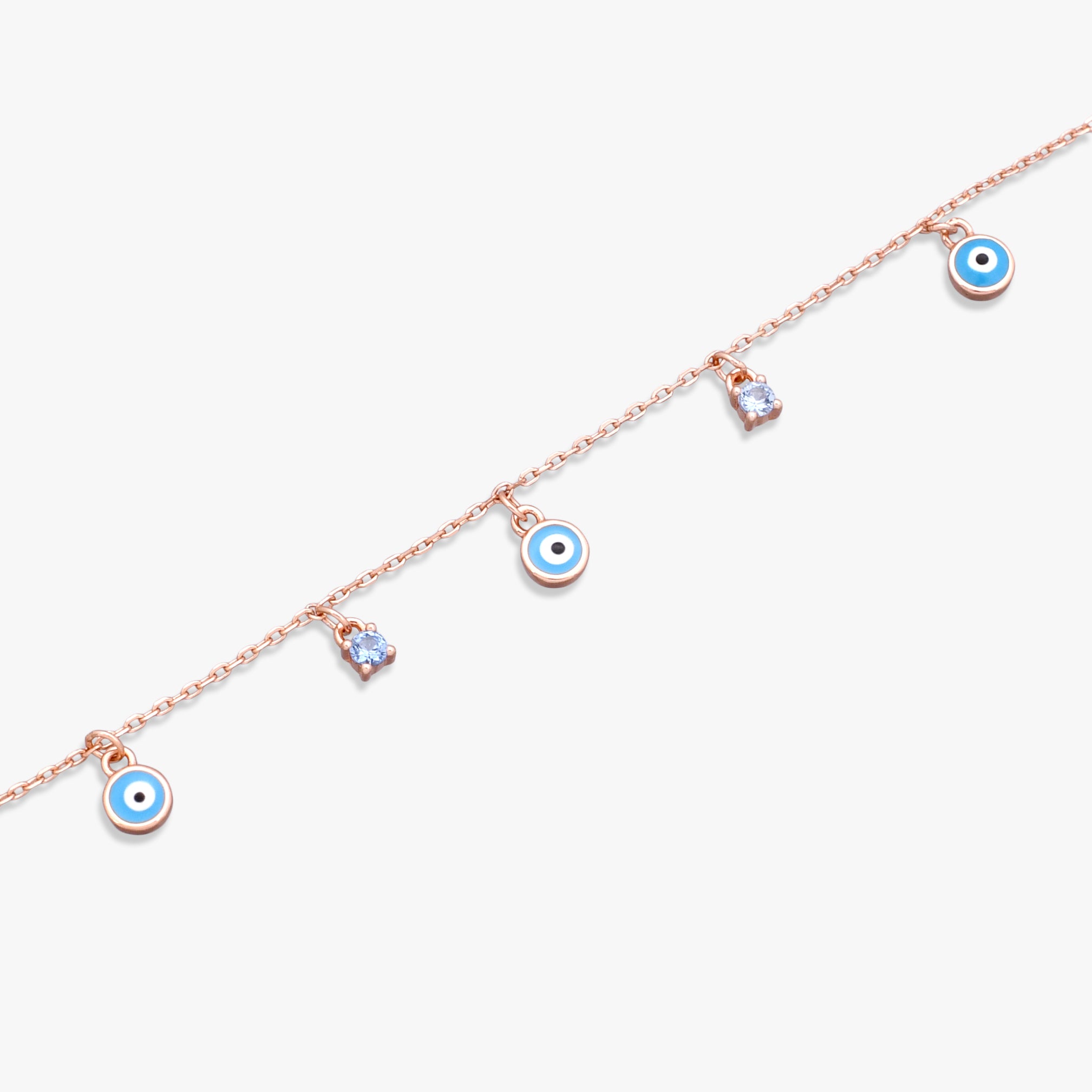 Silver Evil Eye Bracelet