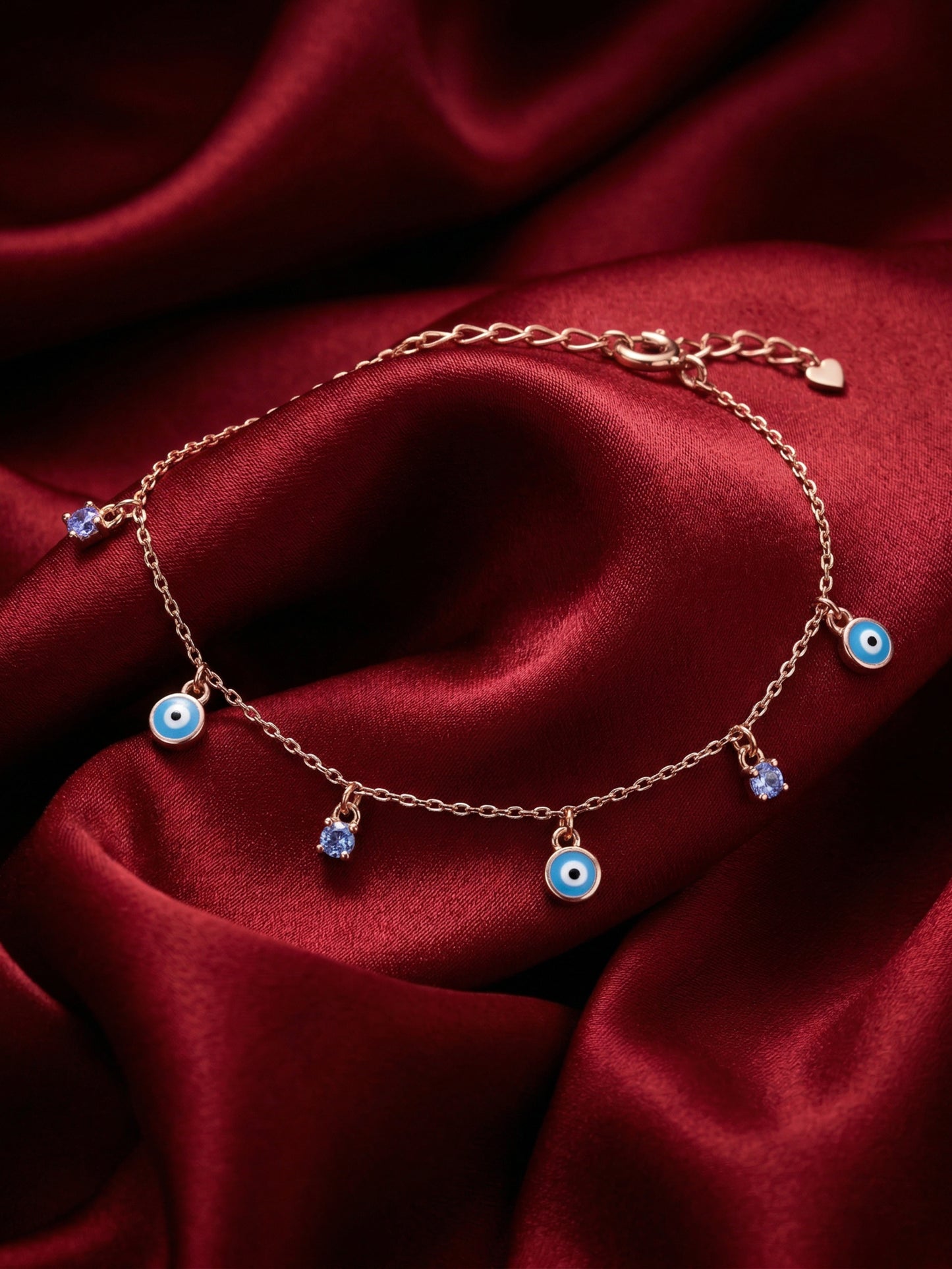 Silver Evil Eye Bracelet