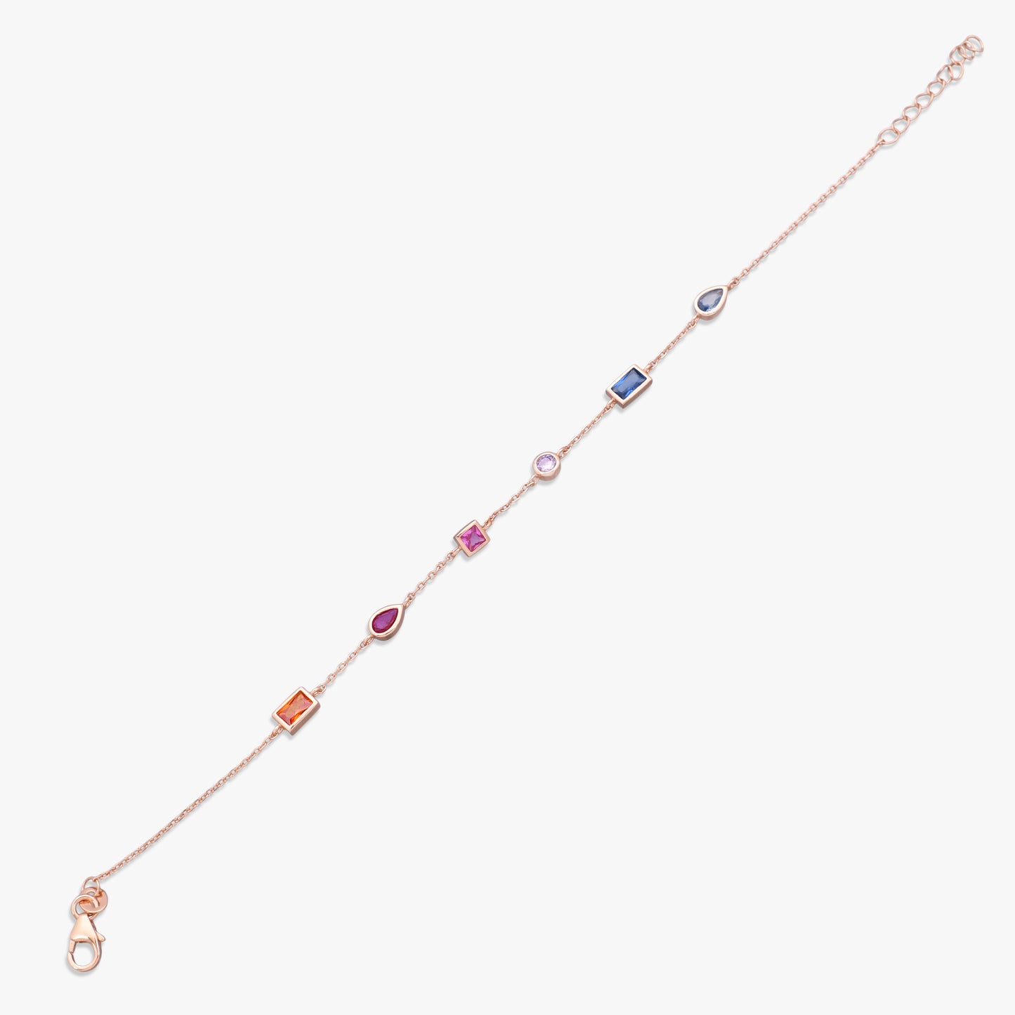 Vibrant Multi-Gemstone Bracelet