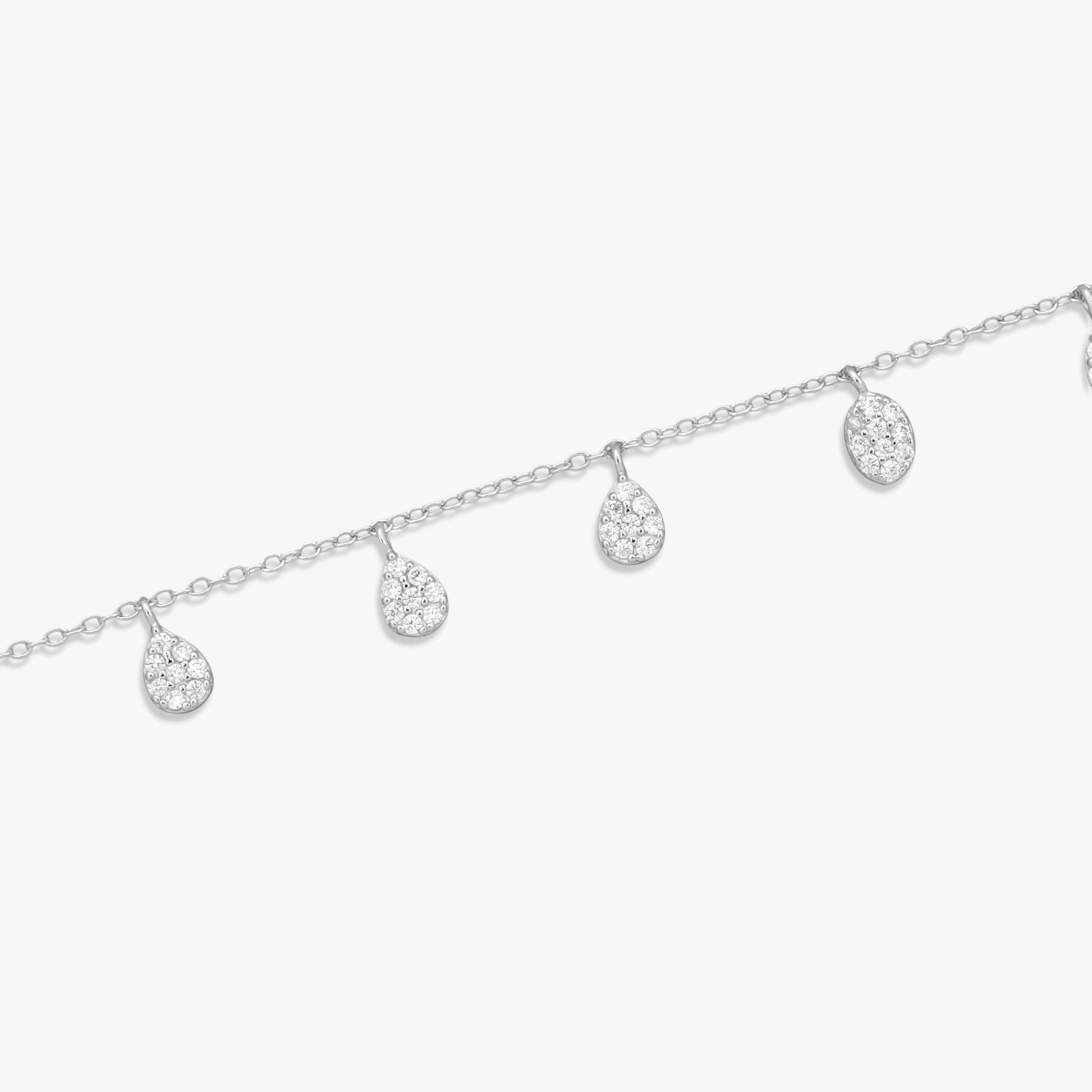 Pear Charm Dangle Bracelet