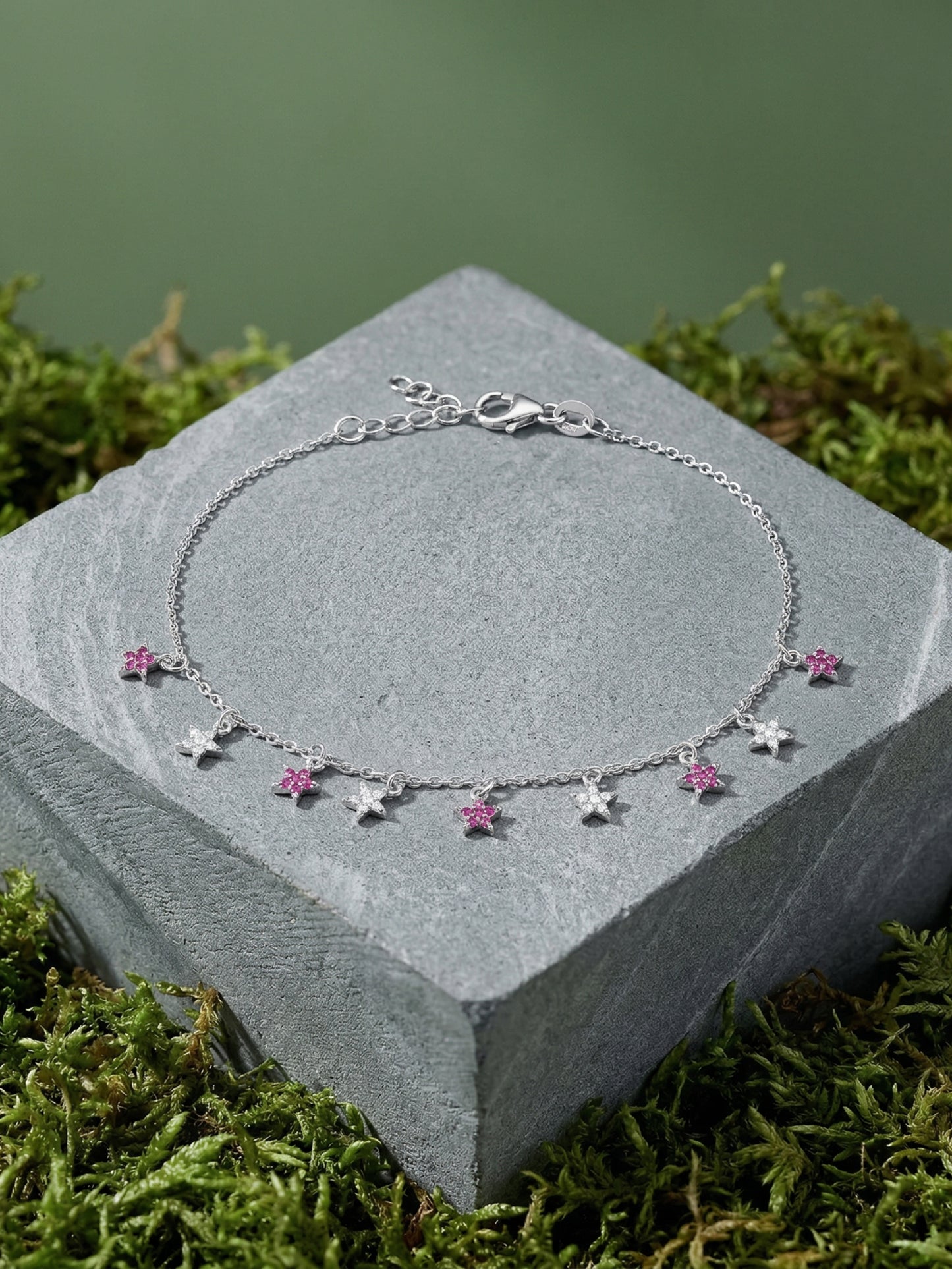 Celestial Pink Star Bracelet