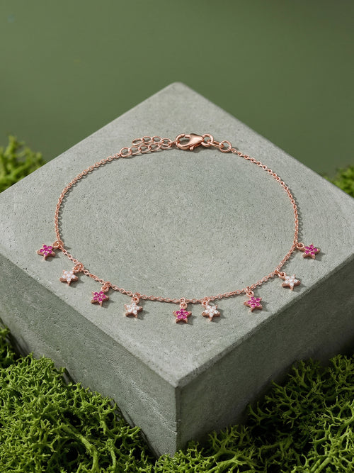 Load image 1 in gallery view. Celestial Pink Star Bracelet
